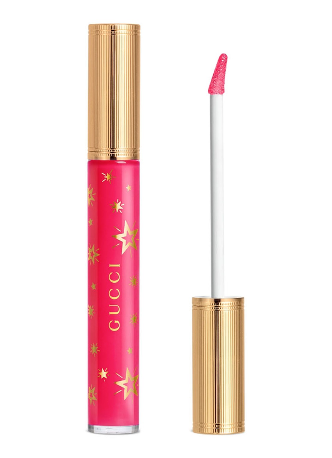 Gucci Gucci Gloss à Lèvres - plumping lipgloss - voorkant 414 virginia fuchsia