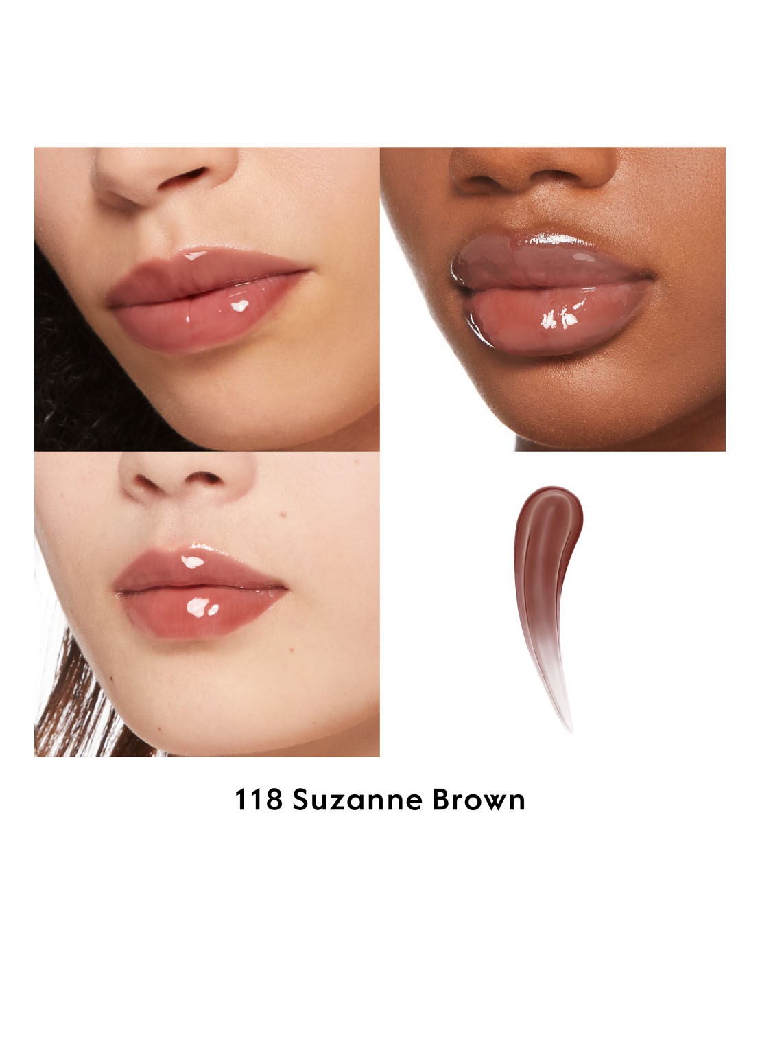 Gucci Gucci Gloss à Lèvres - plumping lipgloss - detail 2 118 suzanne brown