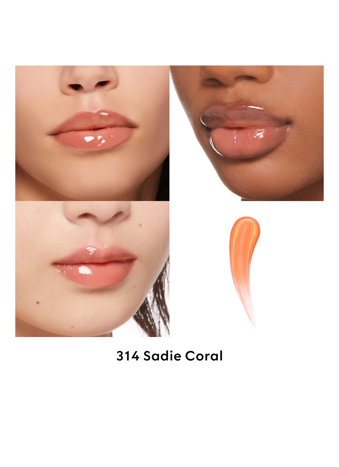 Gucci Gucci Gloss à Lèvres - plumping lipgloss - detail 4 314 sadie coral