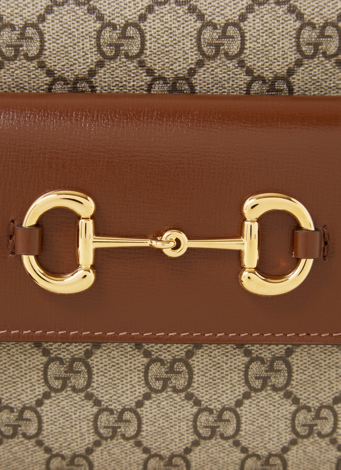 Gucci Horsebit 1955 Small camerabag met leren details - detail 6 bruin