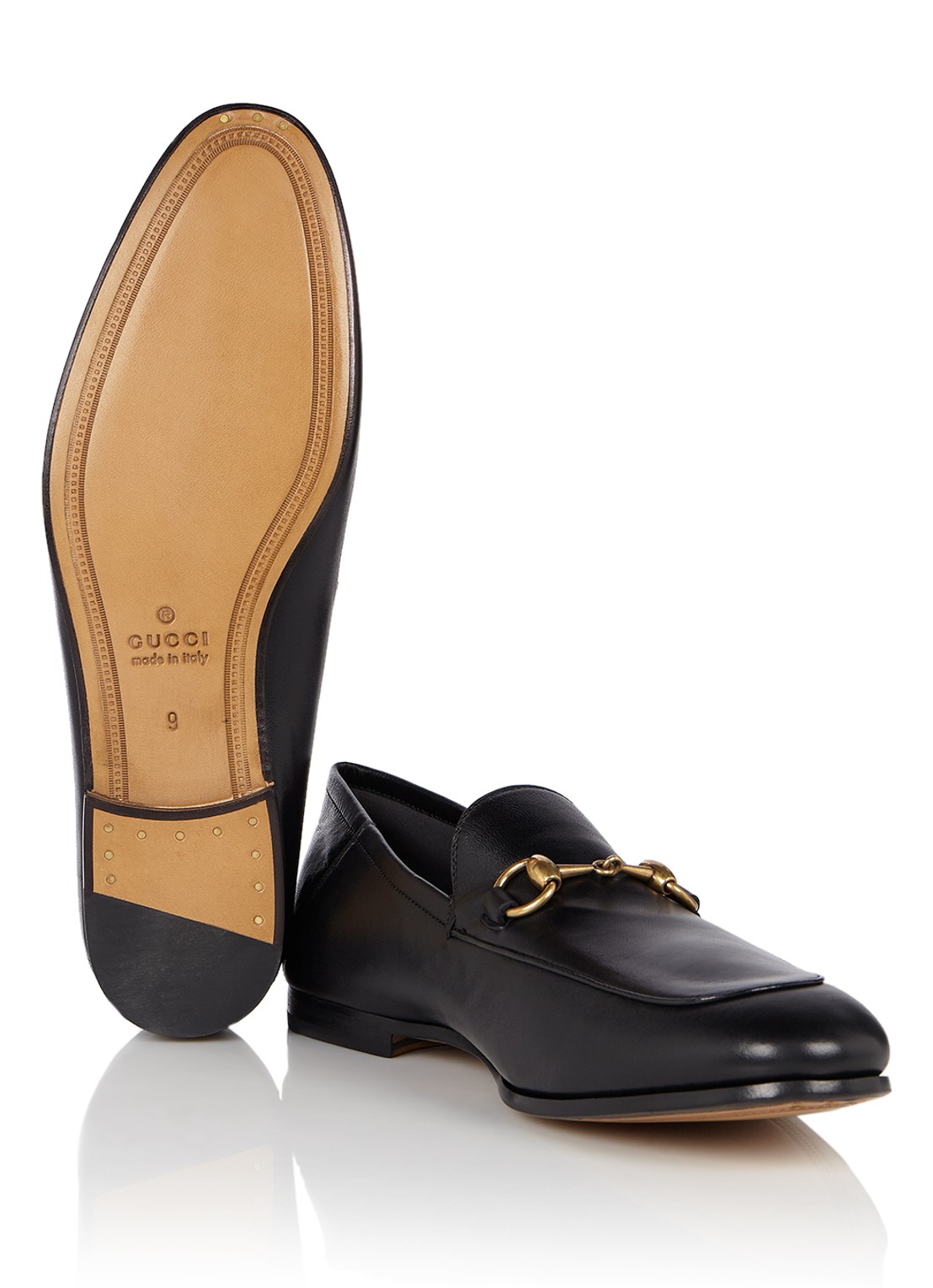 Gucci Horsebit loafer van leer - detail 3 zwart