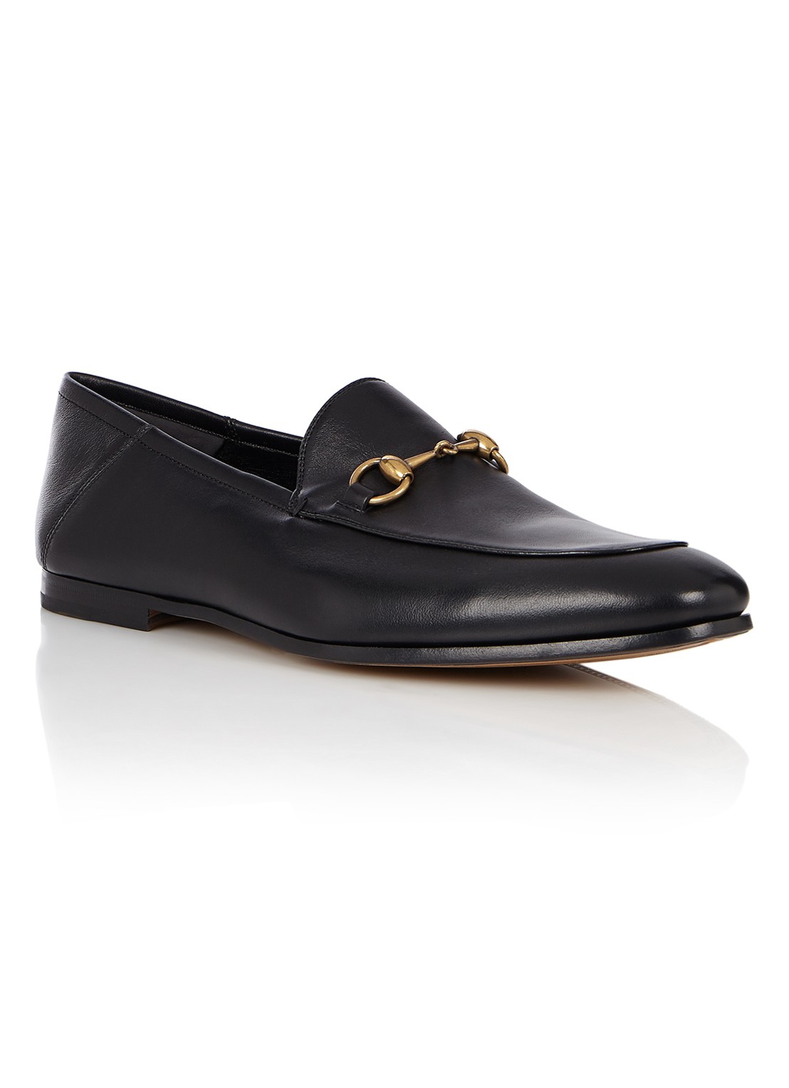 Gucci Horsebit loafer van leer - voorkant 4 zwart