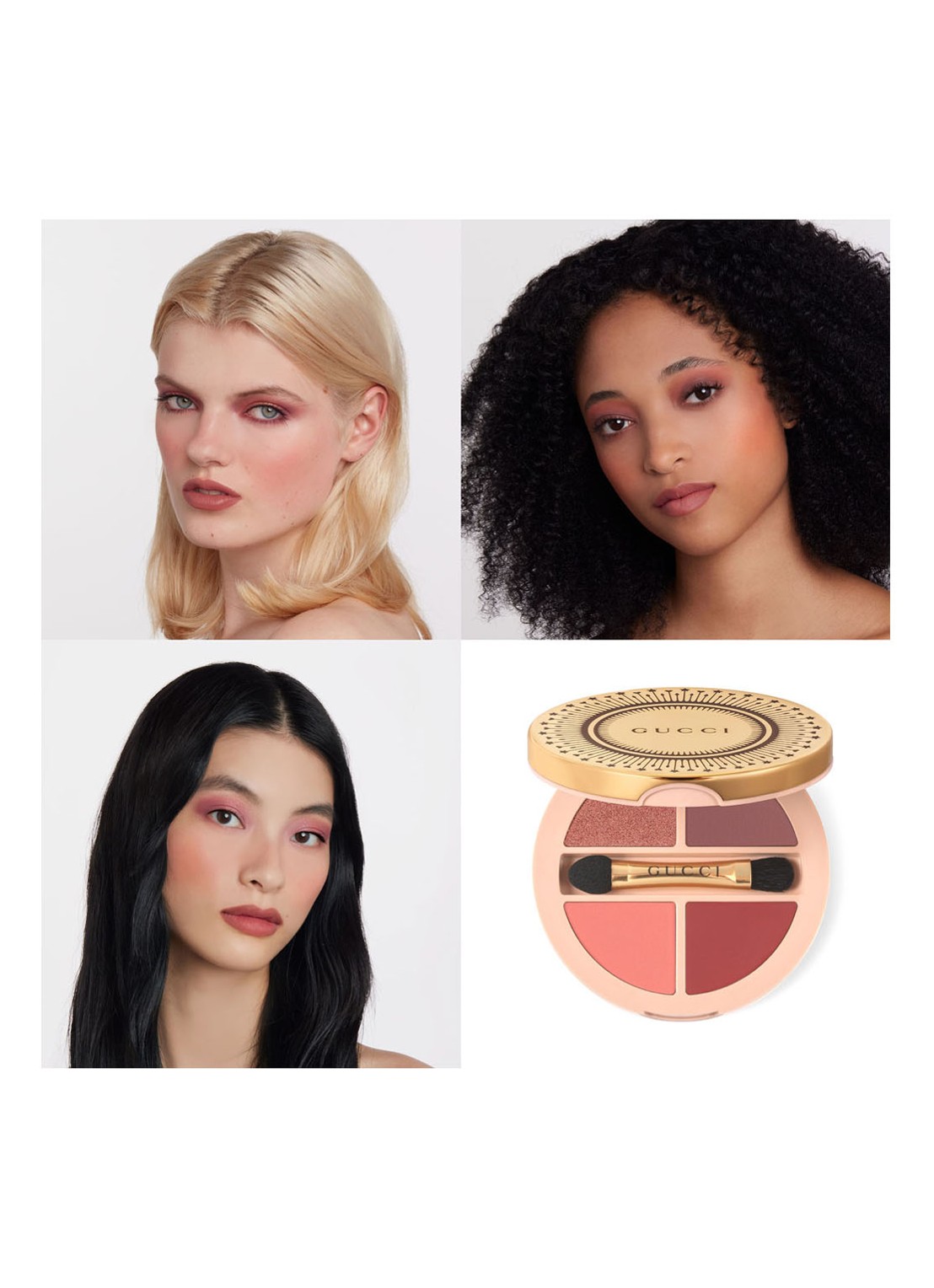 Gucci Palette de Beauté Quatuor - oogschaduw palette - detail 4 02 - rosa nitida