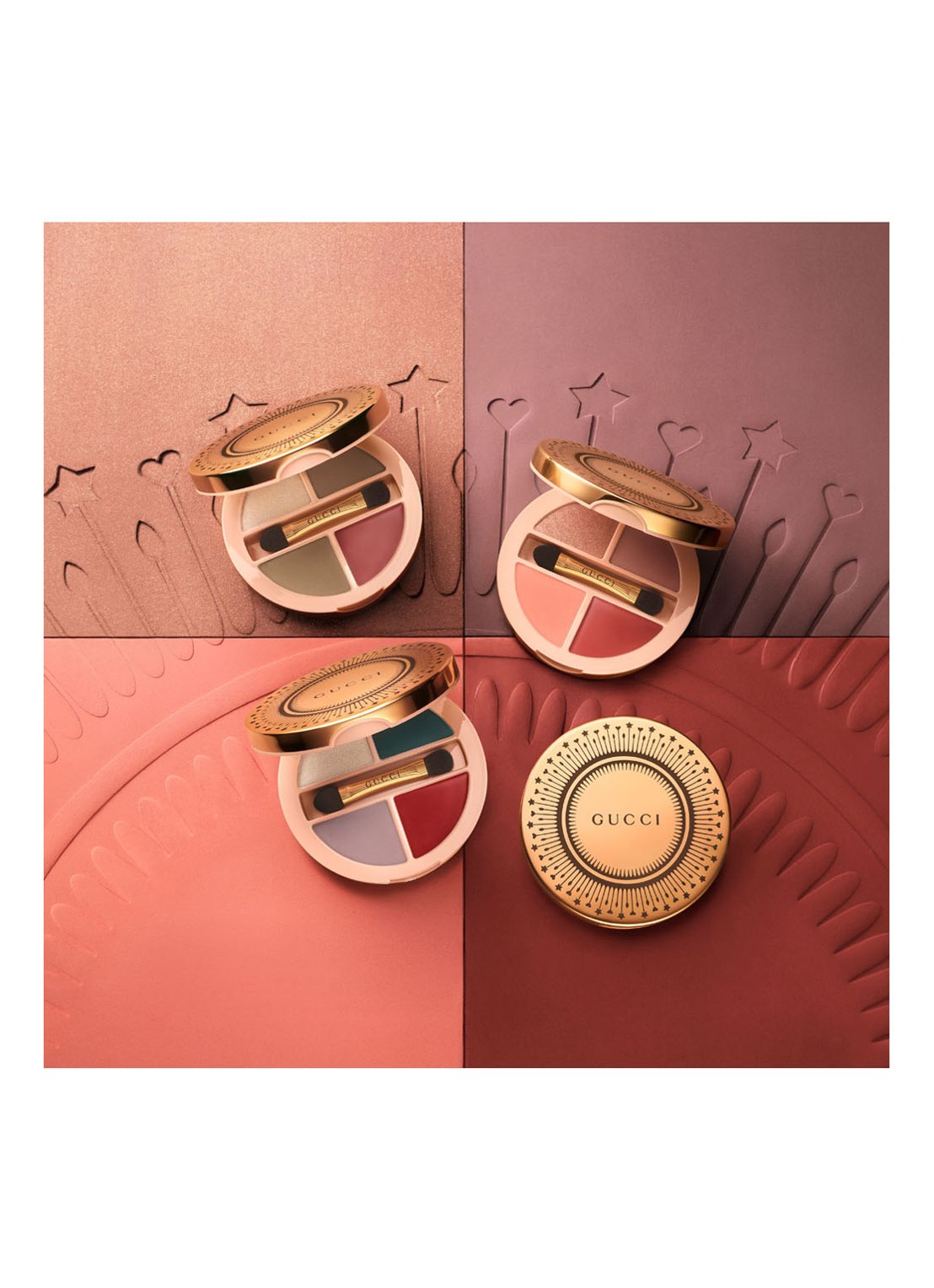 Gucci Palette de Beauté Quatuor - oogschaduw palette - voorkant 7 01 - summerina brown