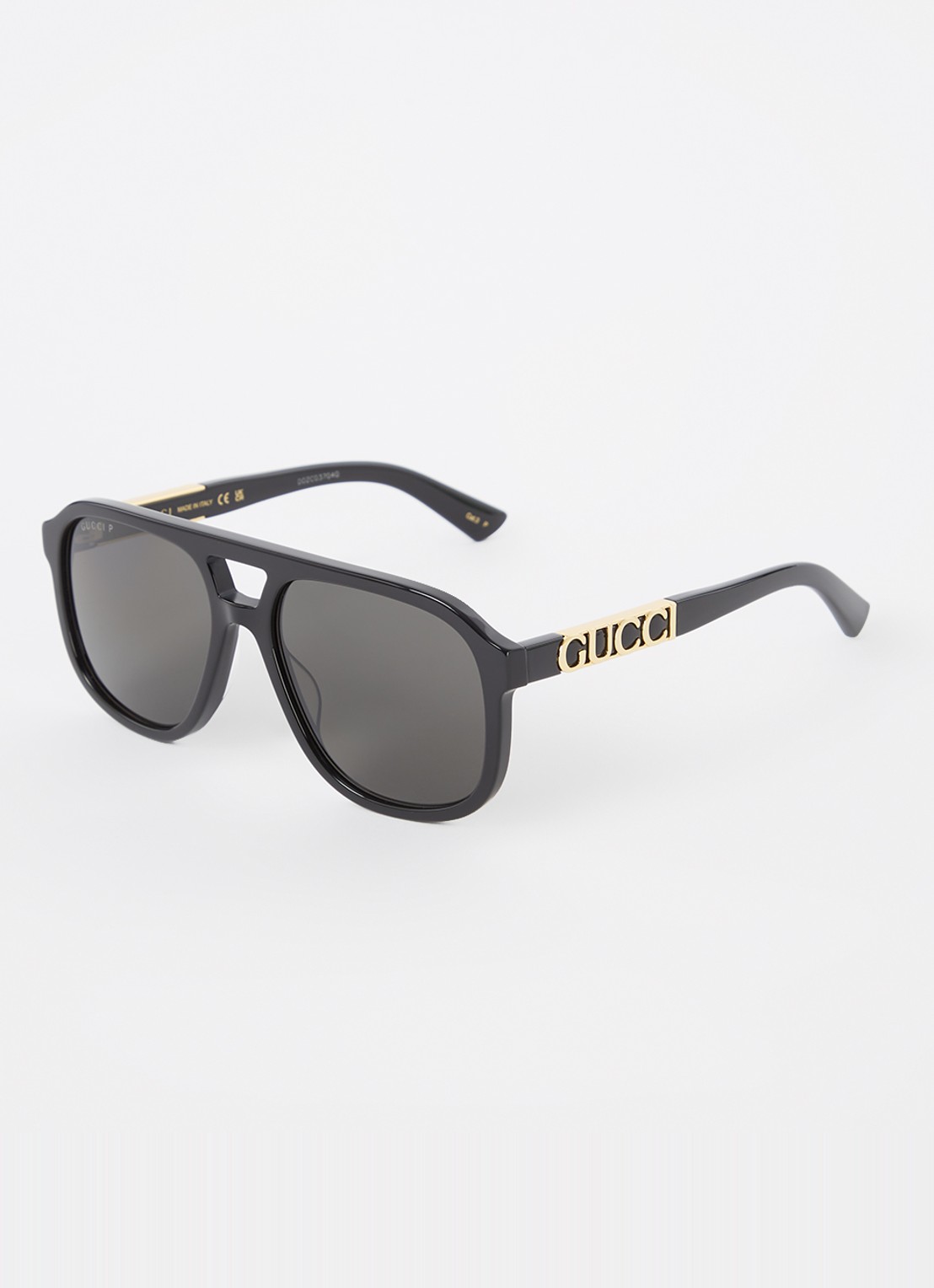 Gucci Piloten zonnebril gepolariseerd GG1188S - voorkant 4 zwart