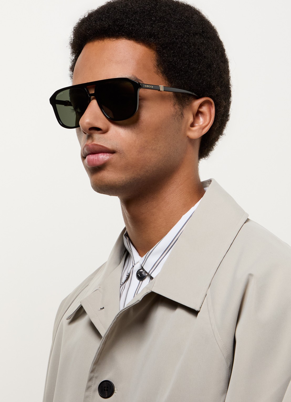 Gucci Piloten zonnebril GG1494S - voorkant 5 zwart
