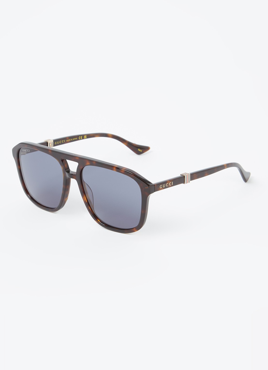Gucci Piloten zonnebril GG1494S - voorkant donkerbruin
