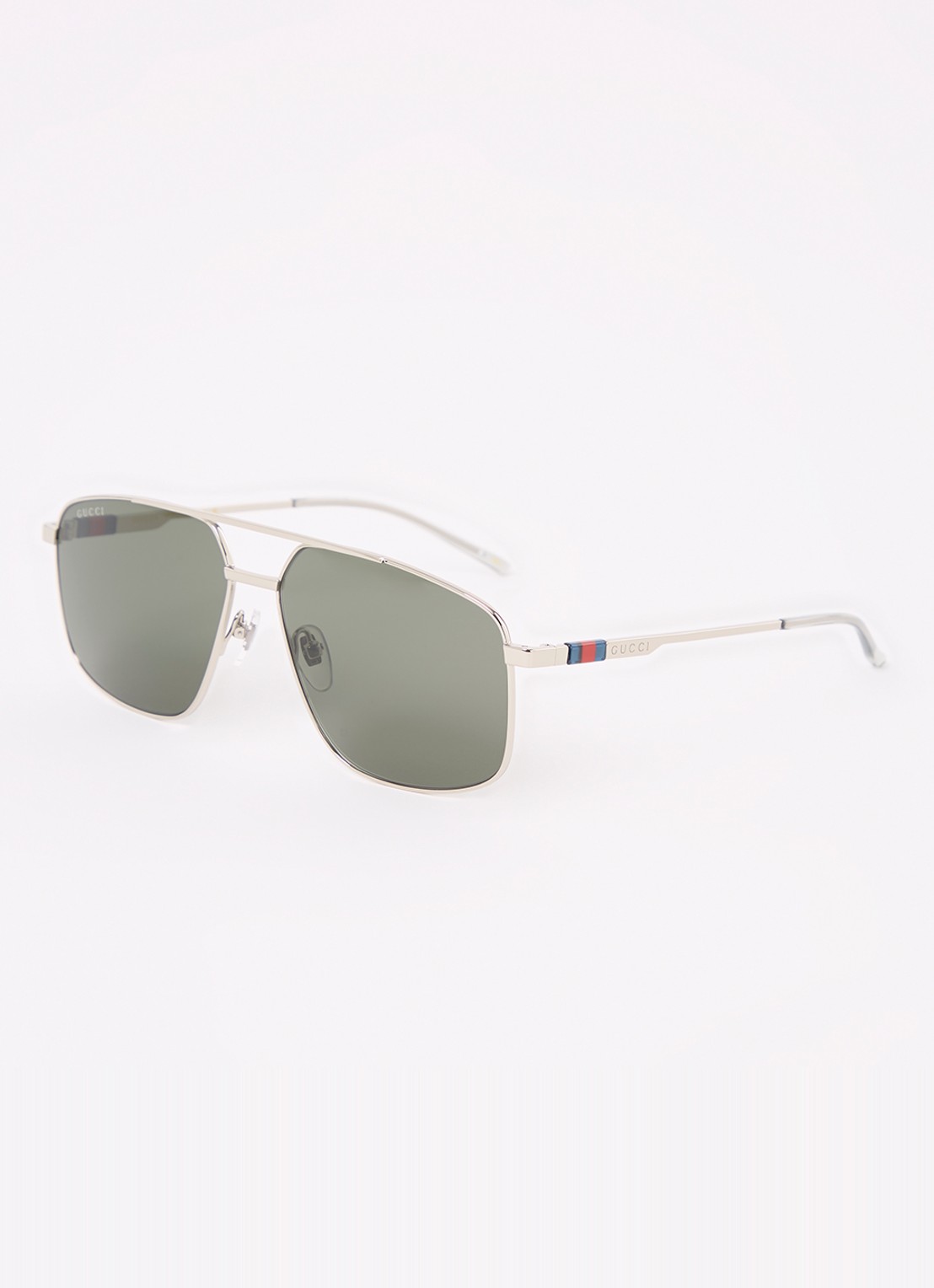 Gucci Piloten zonnebril GG1676S - voorkant zilver