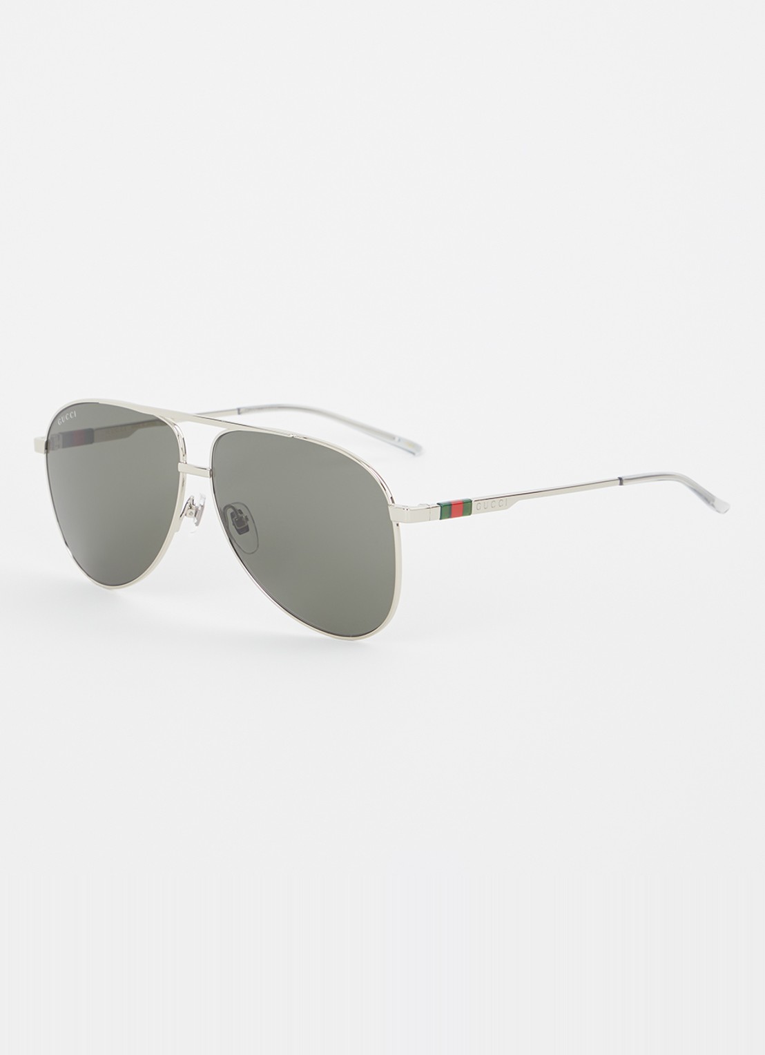 Gucci Piloten zonnebril GG1677S - voorkant zilver