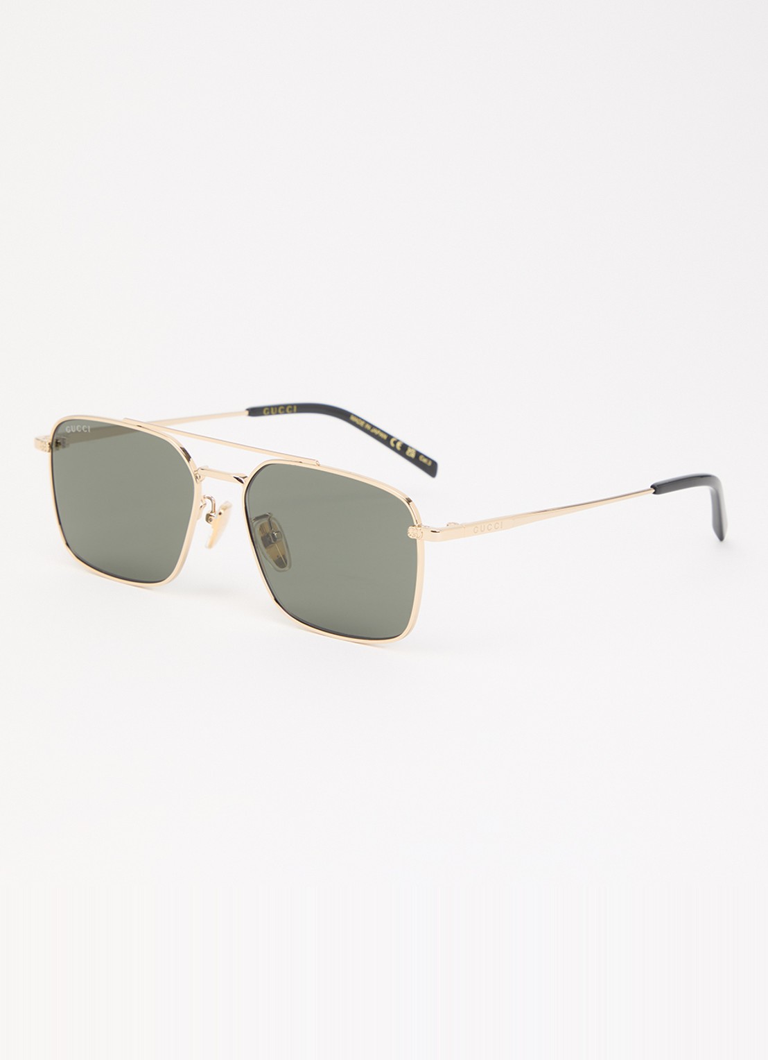 Gucci Piloten zonnebril GG1957SA - voorkant goud
