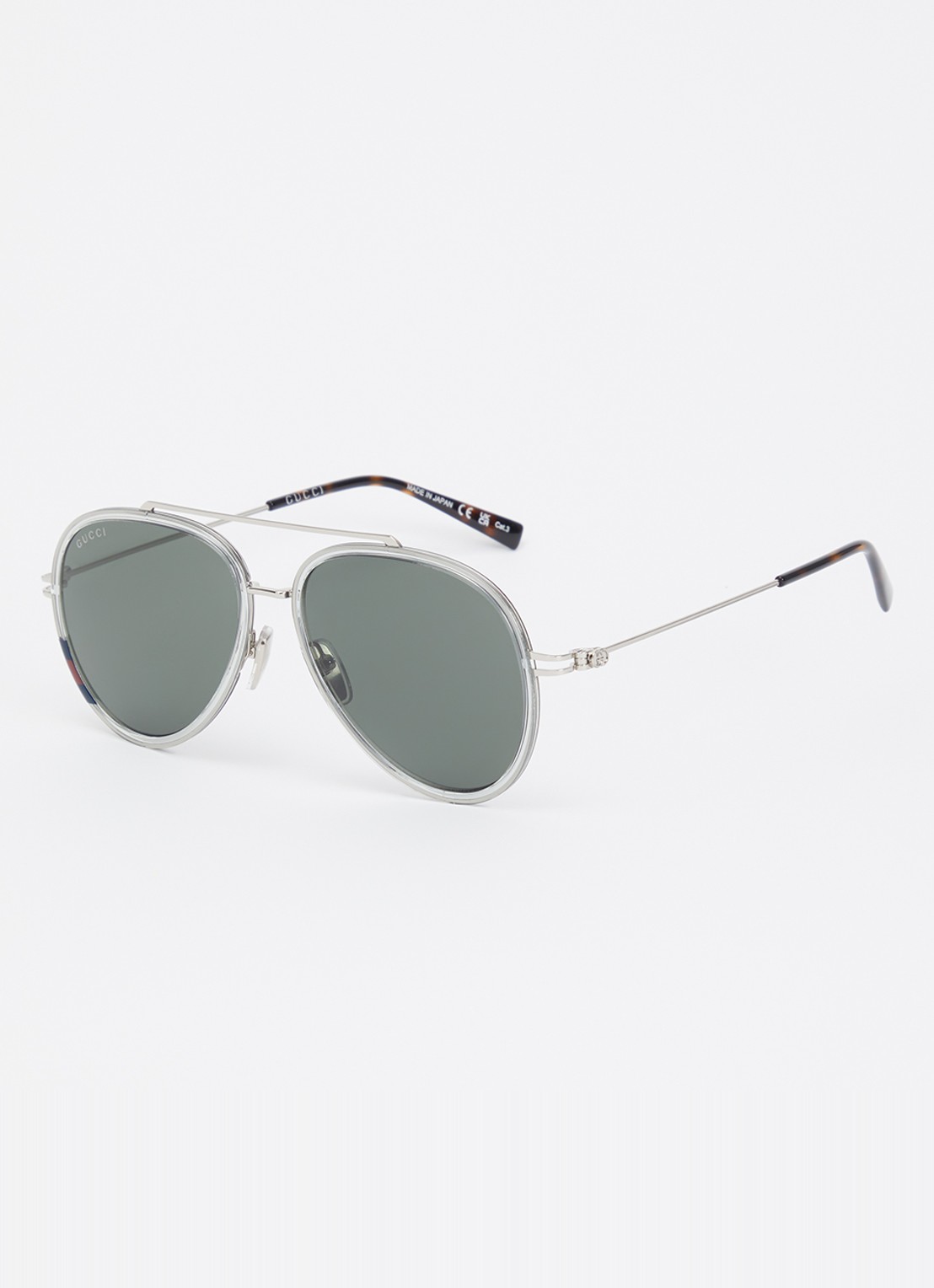 Gucci Piloten zonnebril GG1981S - voorkant 4 zilver