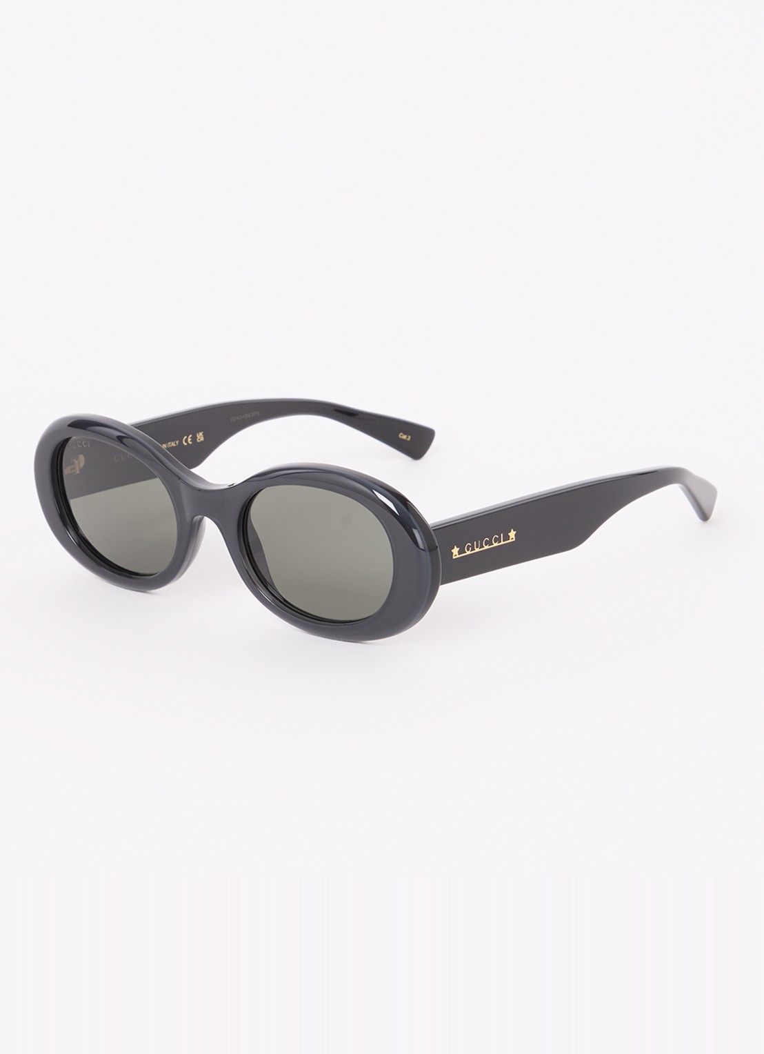 Gucci Retro zonnebril GC000137 - voorkant 4 zwart