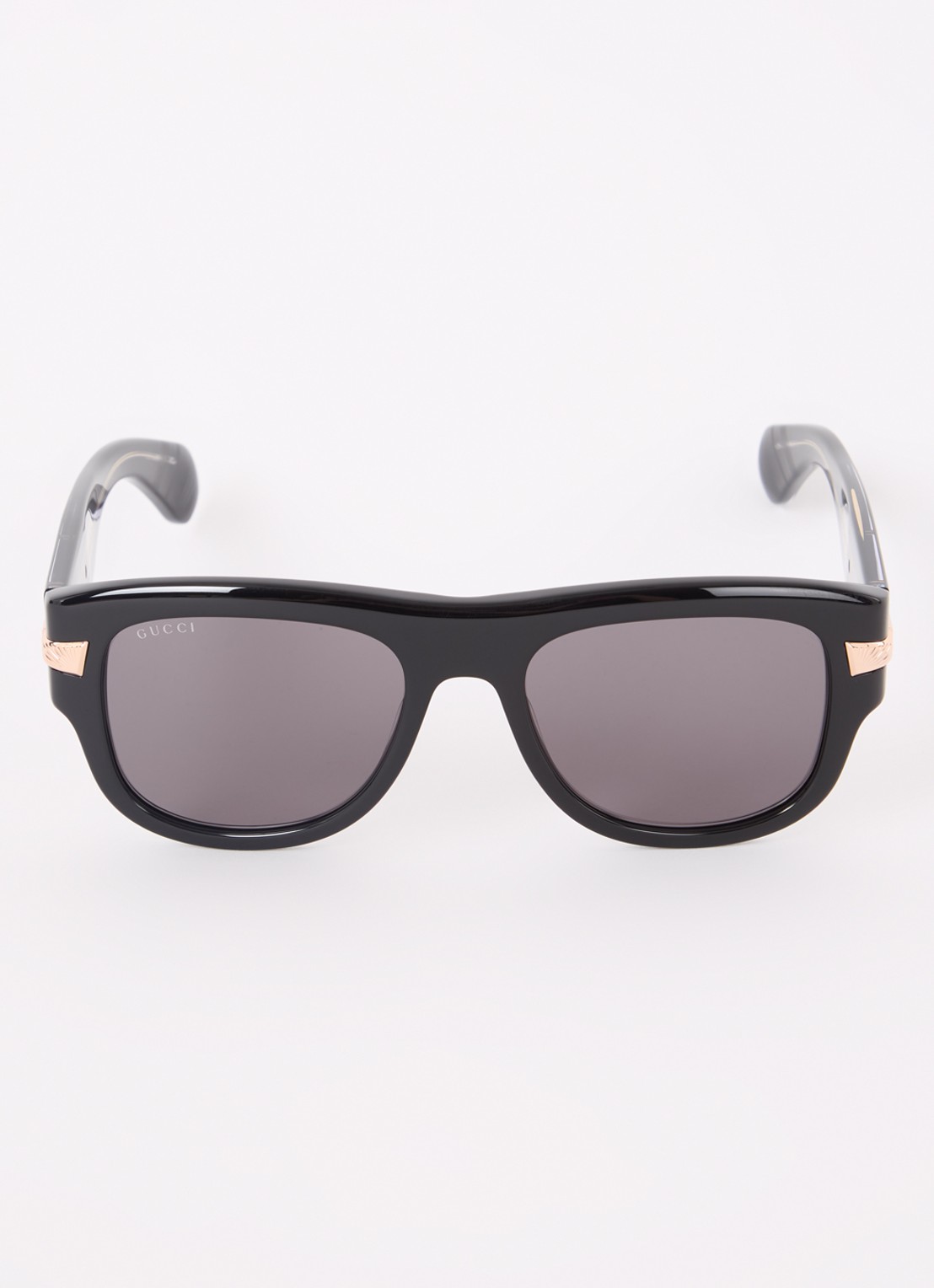 Gucci Retro zonnebril GC002208 - detail 4 zwart