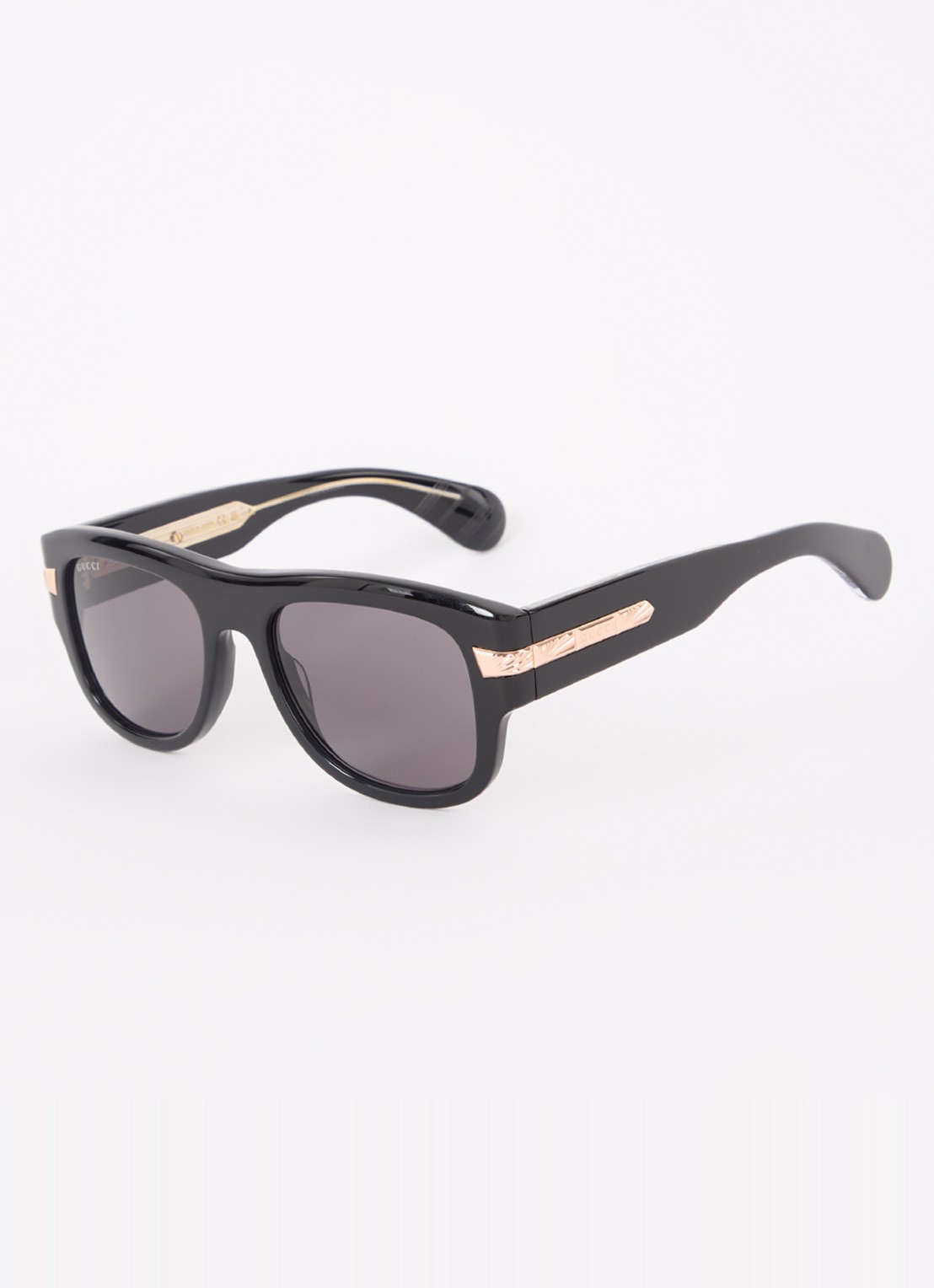 Gucci Retro zonnebril GC002208 - voorkant zwart
