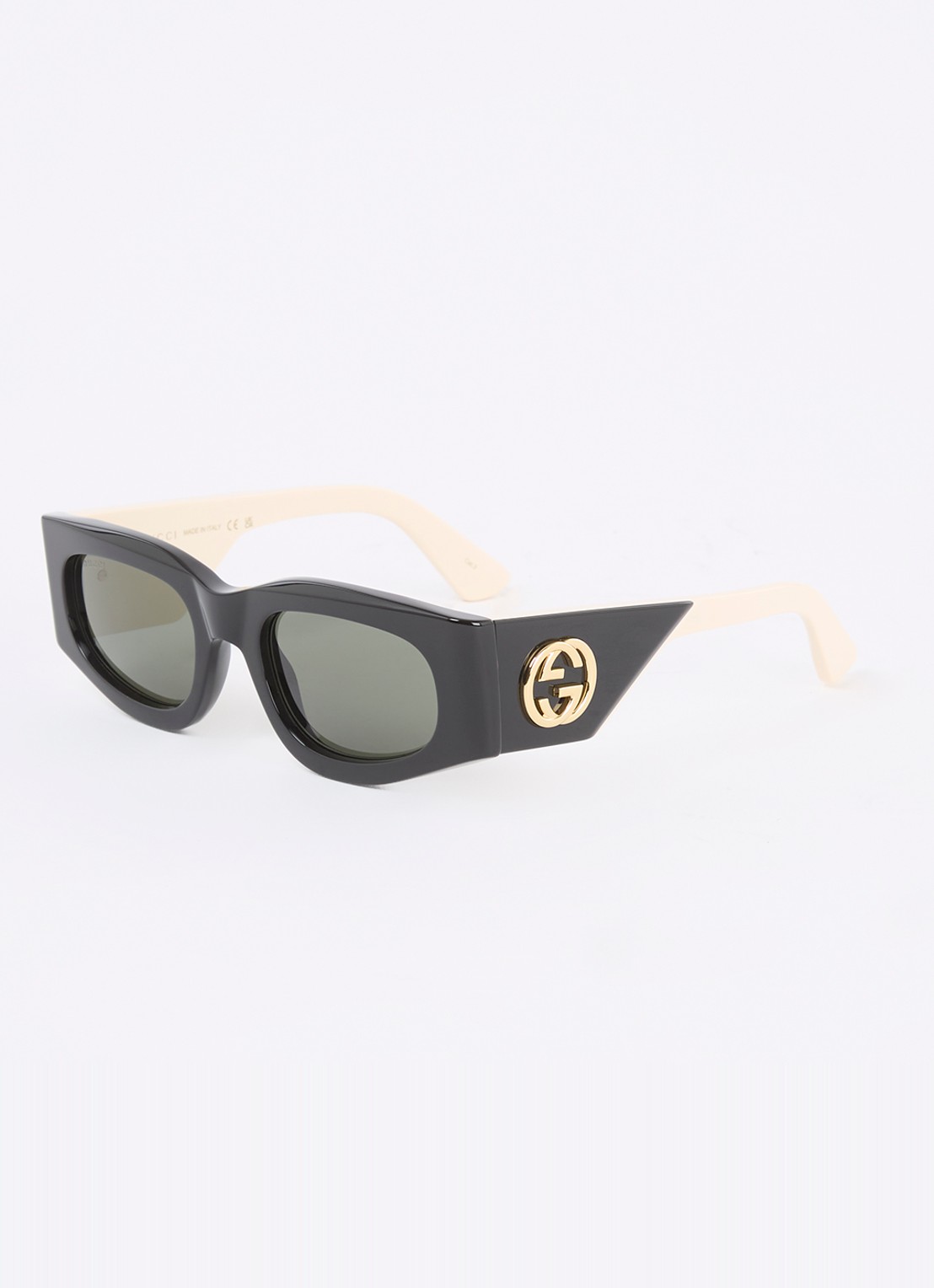 Gucci Retro zonnebril GC002288 - voorkant 4 zwart
