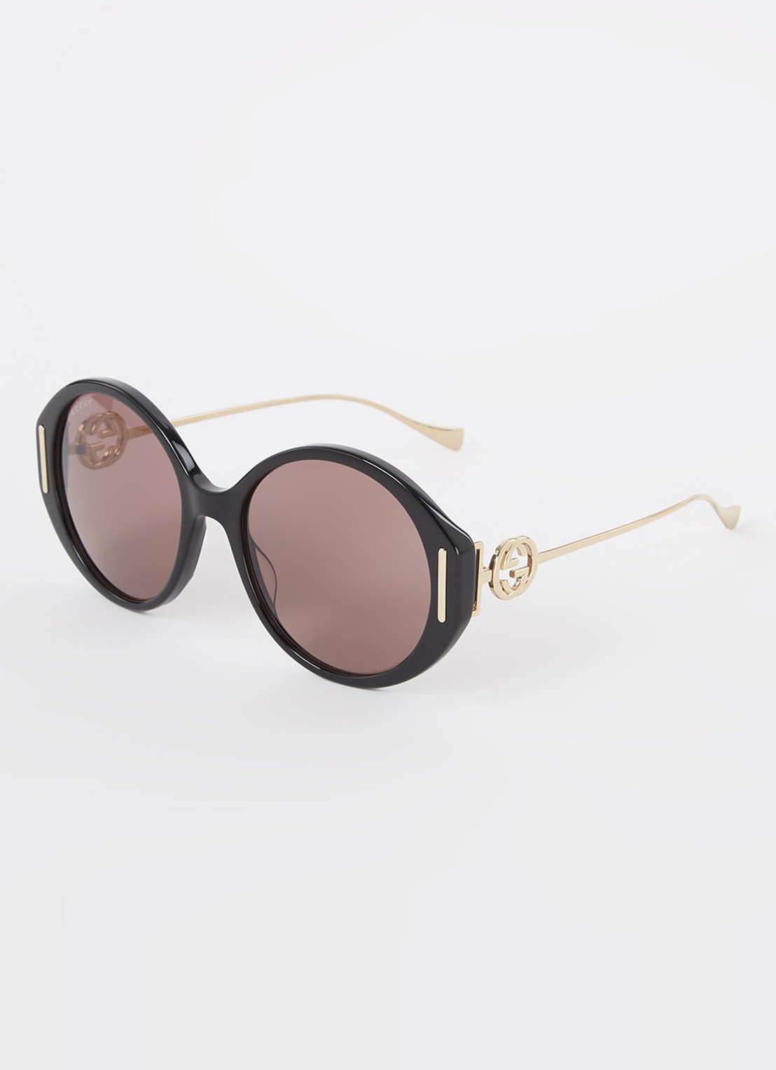 Gucci Retro zonnebril GG1202S - voorkant zwart