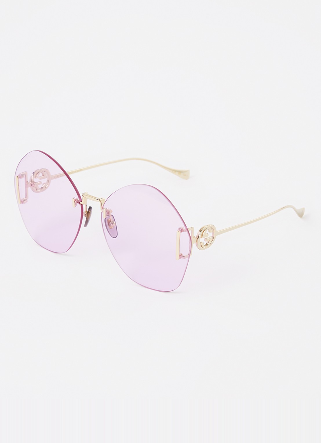 Gucci Retro zonnebril GG1203S - voorkant paars
