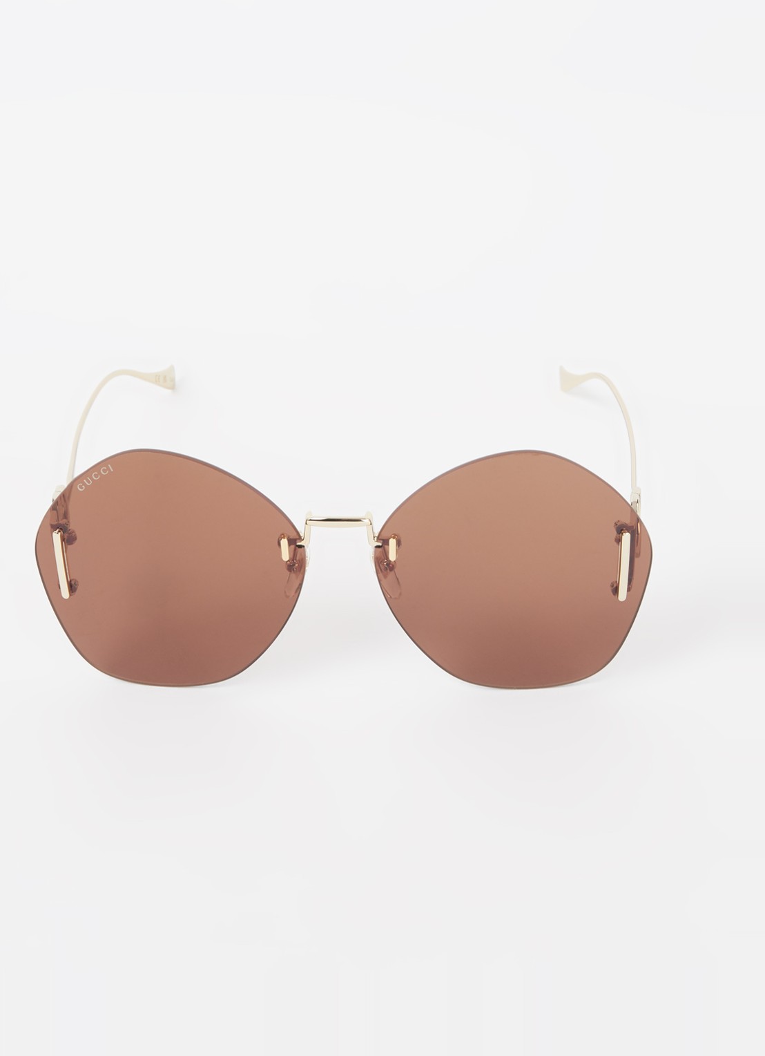 Gucci Retro zonnebril GG1203S - detail bruin