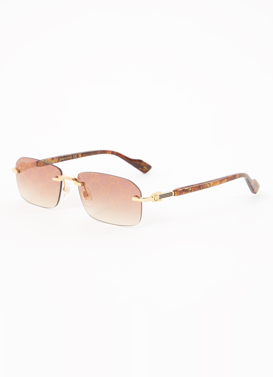 Gucci Retro zonnebril GG1221S - voorkant bruin