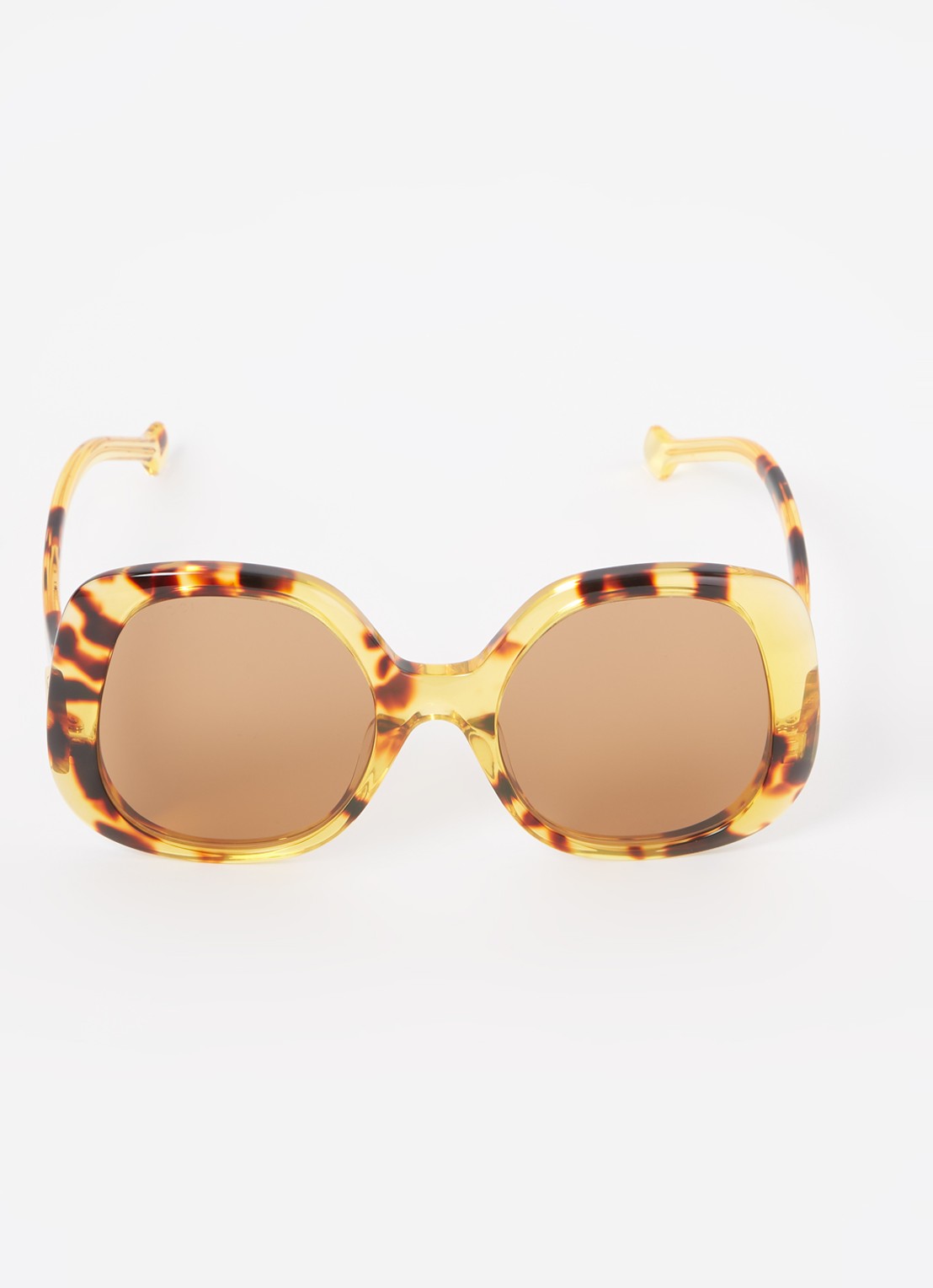 Gucci Retro zonnebril GG1235S  - detail bruin