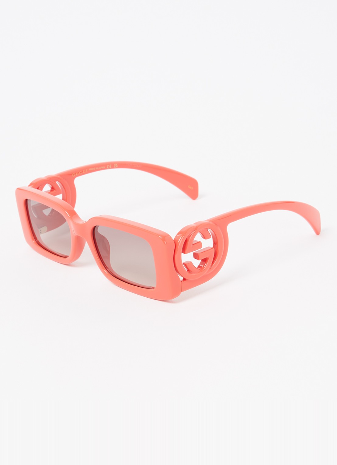 Gucci Retro zonnebril GG1325S - voorkant perzikroze