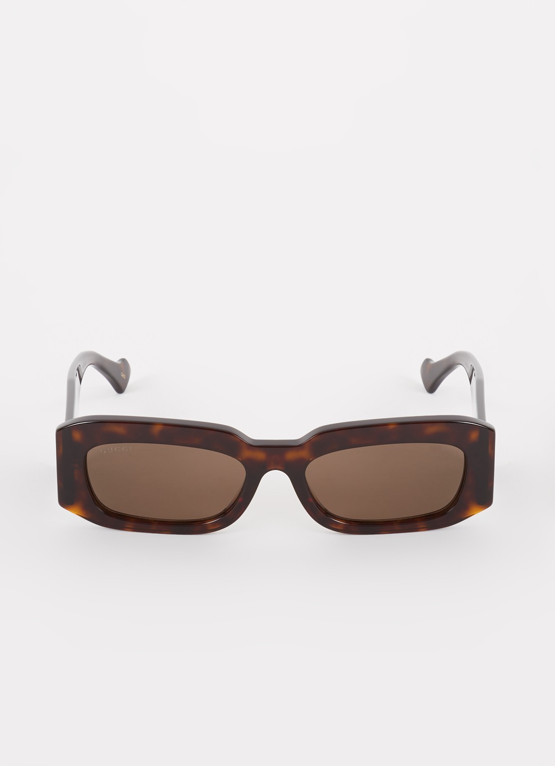 Gucci Retro zonnebril GG1426S - detail donkerbruin