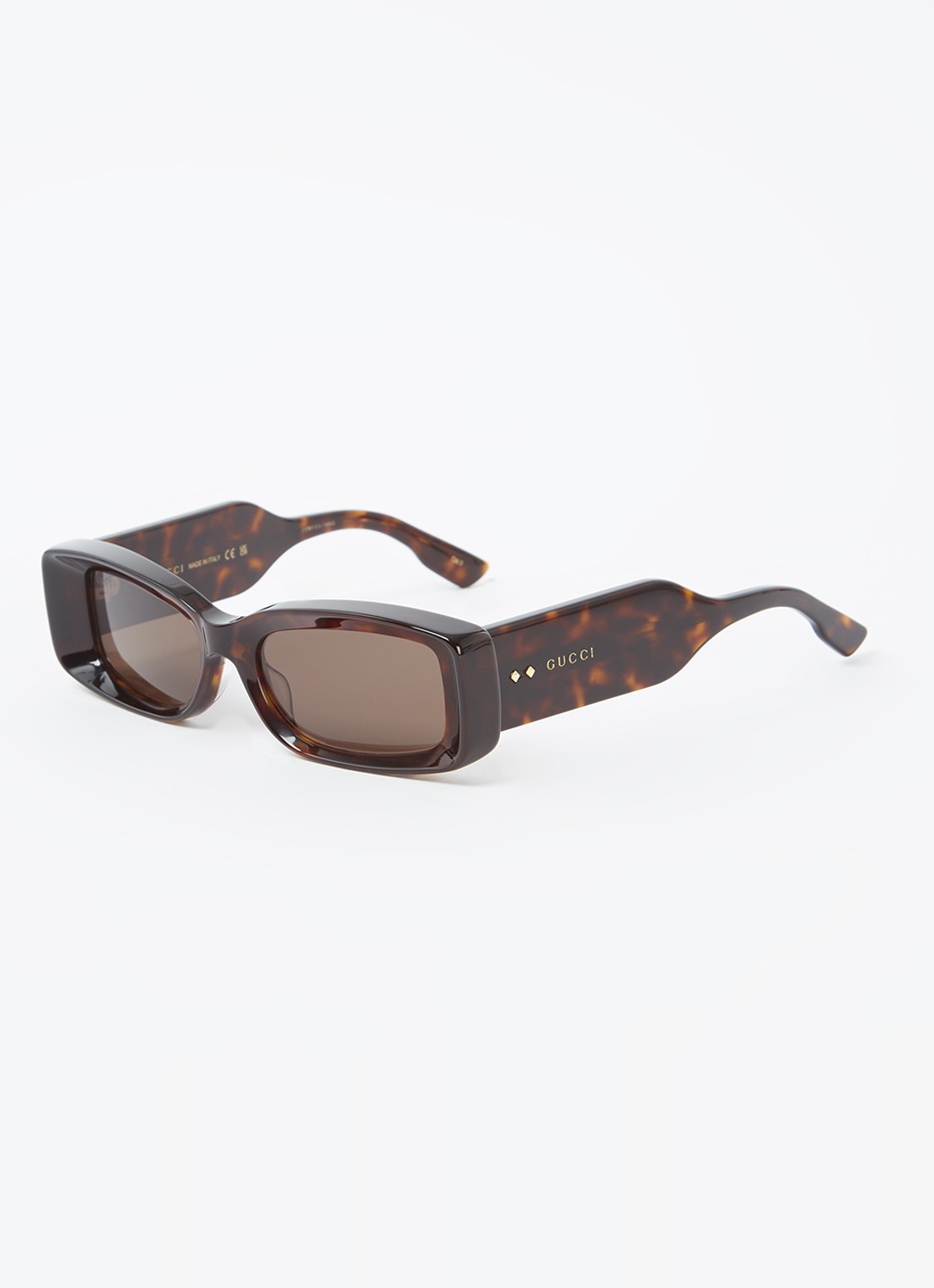Gucci Retro zonnebril GG1528S - voorkant 4 donkerbruin