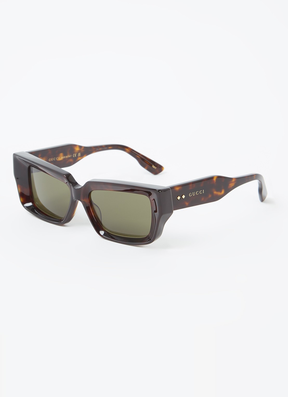 Gucci Retro zonnebril GG1529S - voorkant donkerbruin