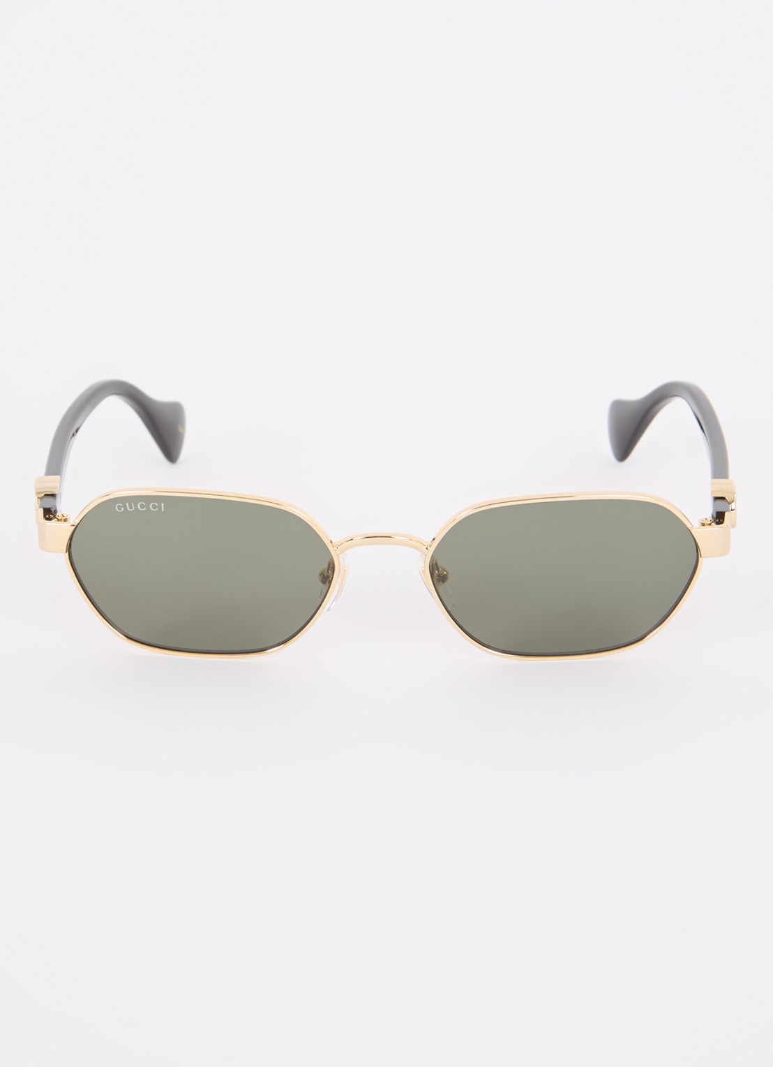 Gucci Retro zonnebril GG1593S - detail goud