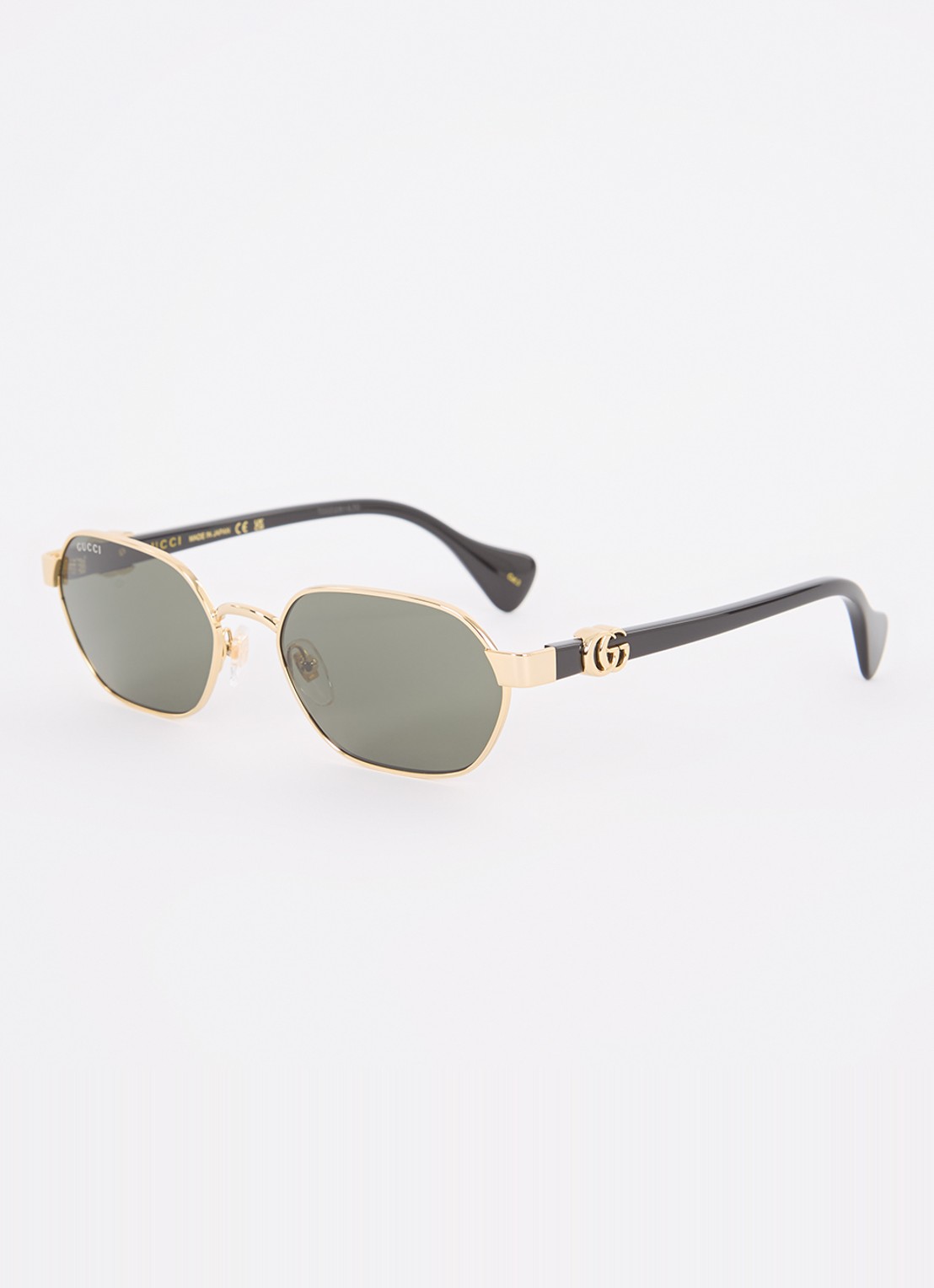 Gucci Retro zonnebril GG1593S - voorkant 4 goud