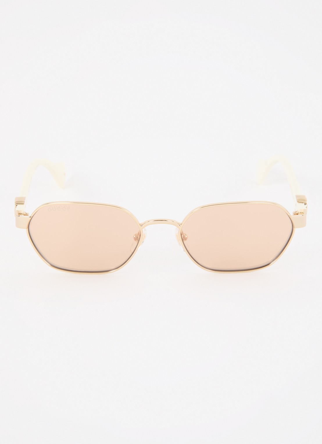 Gucci Retro zonnebril GG1593S - detail goud
