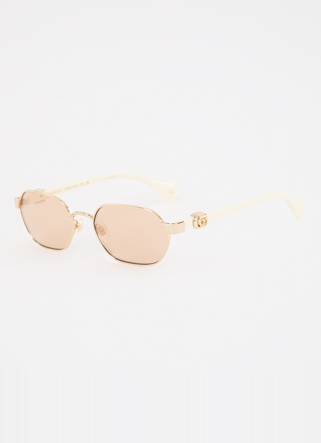 Gucci Retro zonnebril GG1593S - voorkant 4 goud