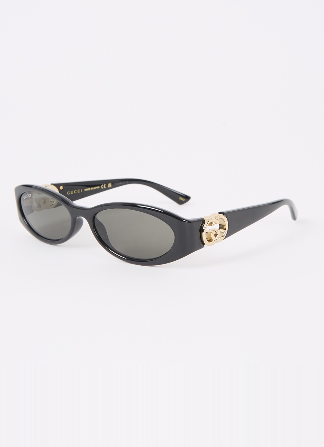 Gucci Retro zonnebril GG1660S - voorkant zwart