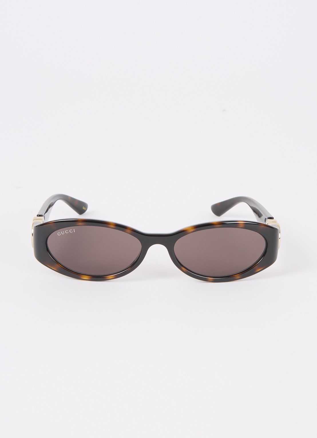 Gucci Retro zonnebril GG1660S - detail donkerbruin