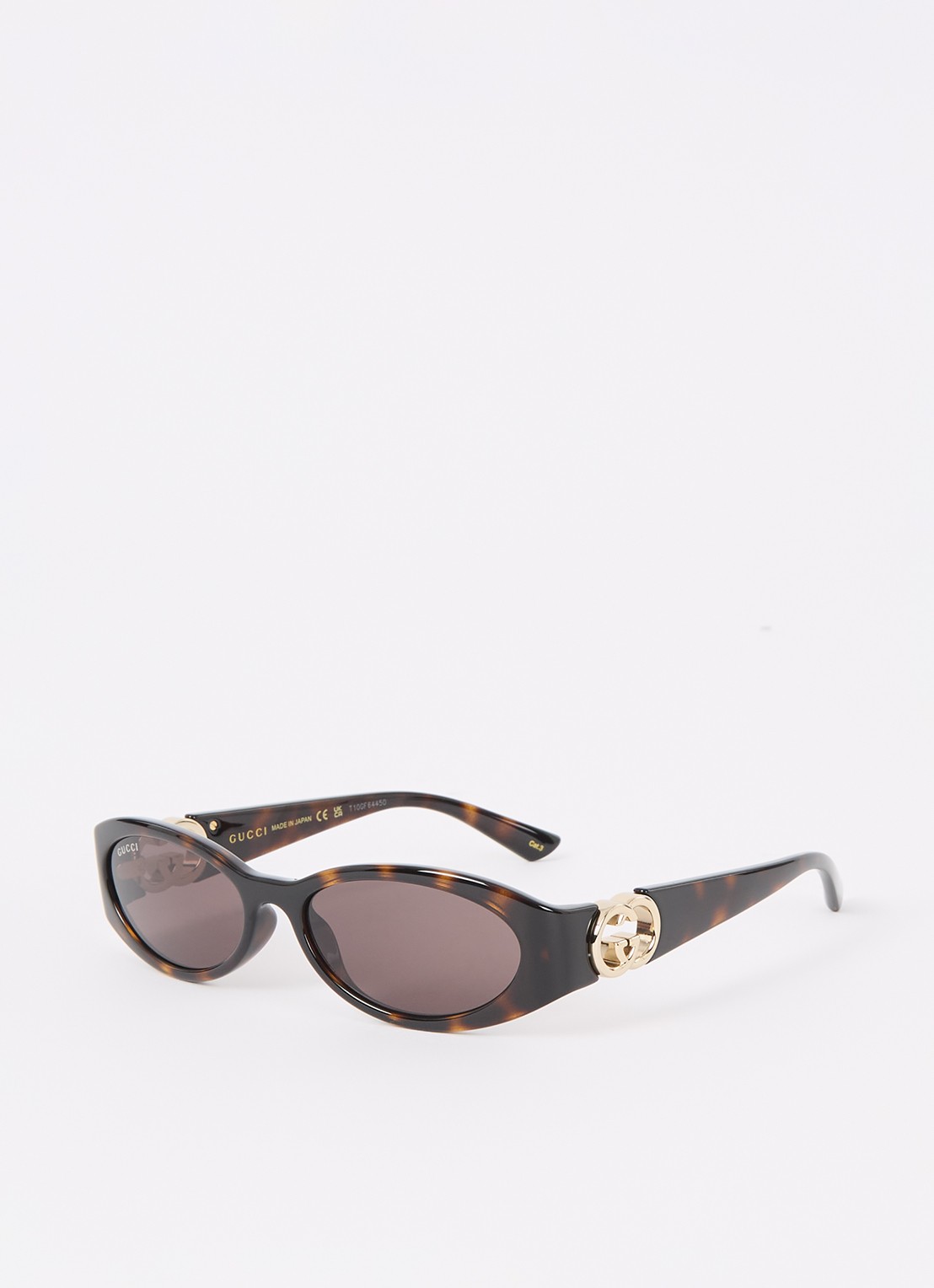 Gucci Retro zonnebril GG1660S - voorkant 4 donkerbruin