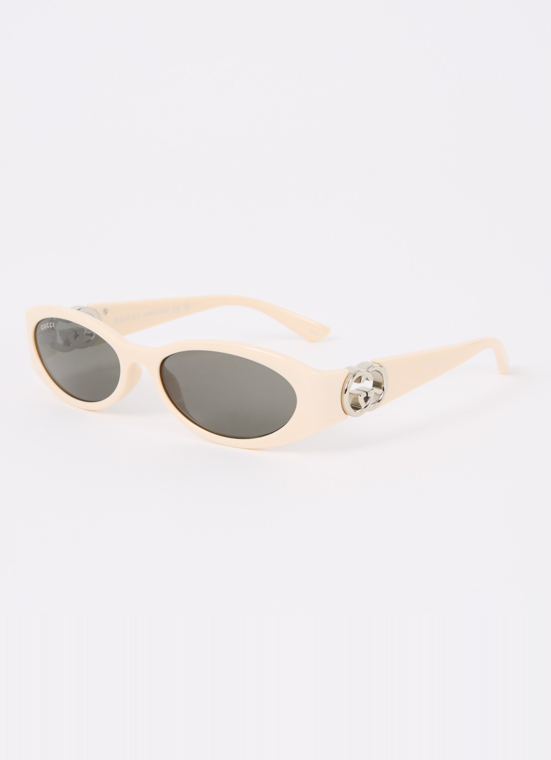 Gucci Retro zonnebril GG1660S - voorkant 4 gebroken wit