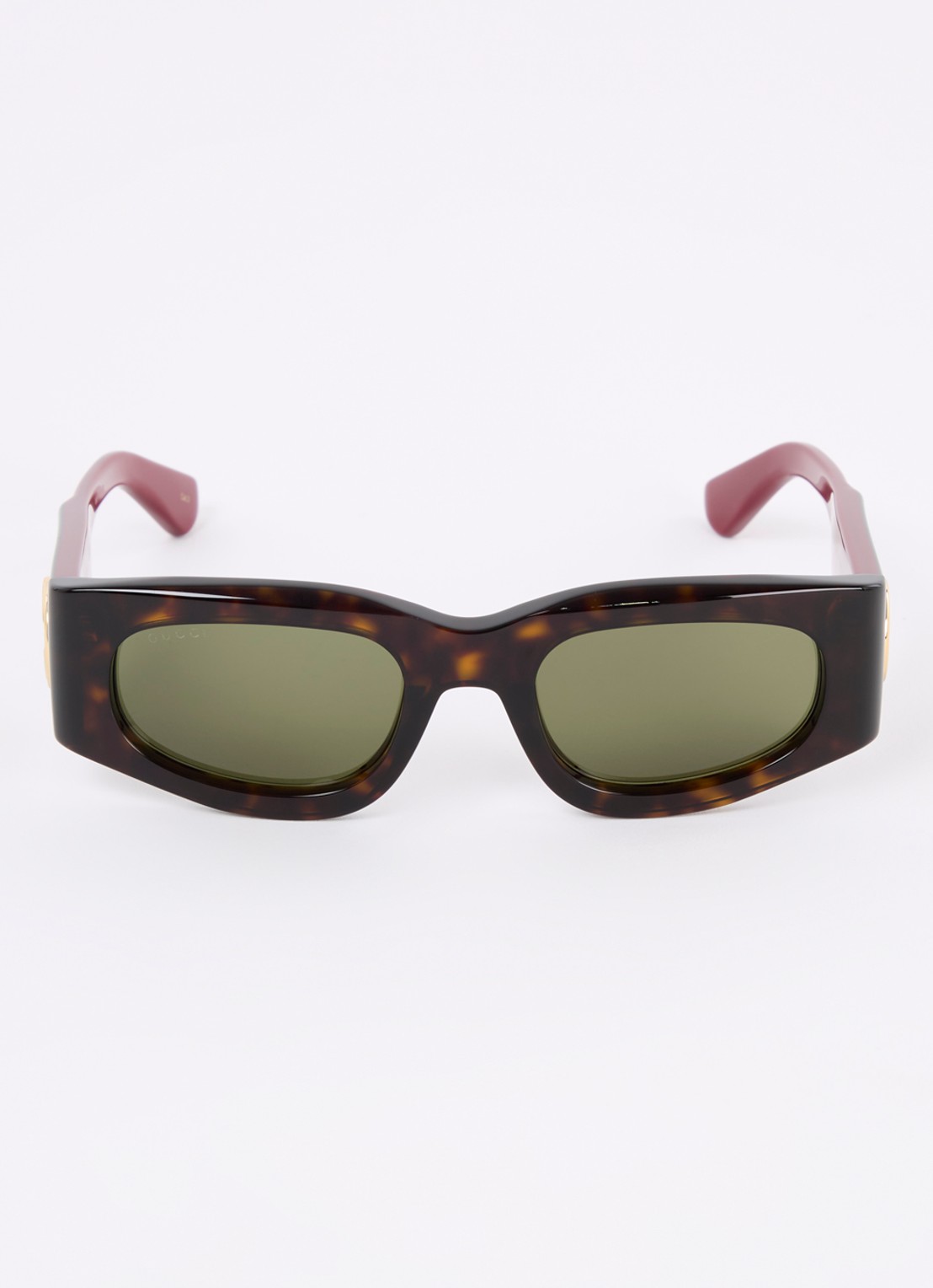 Gucci Retro zonnebril GG1664S - detail 2 donkerbruin