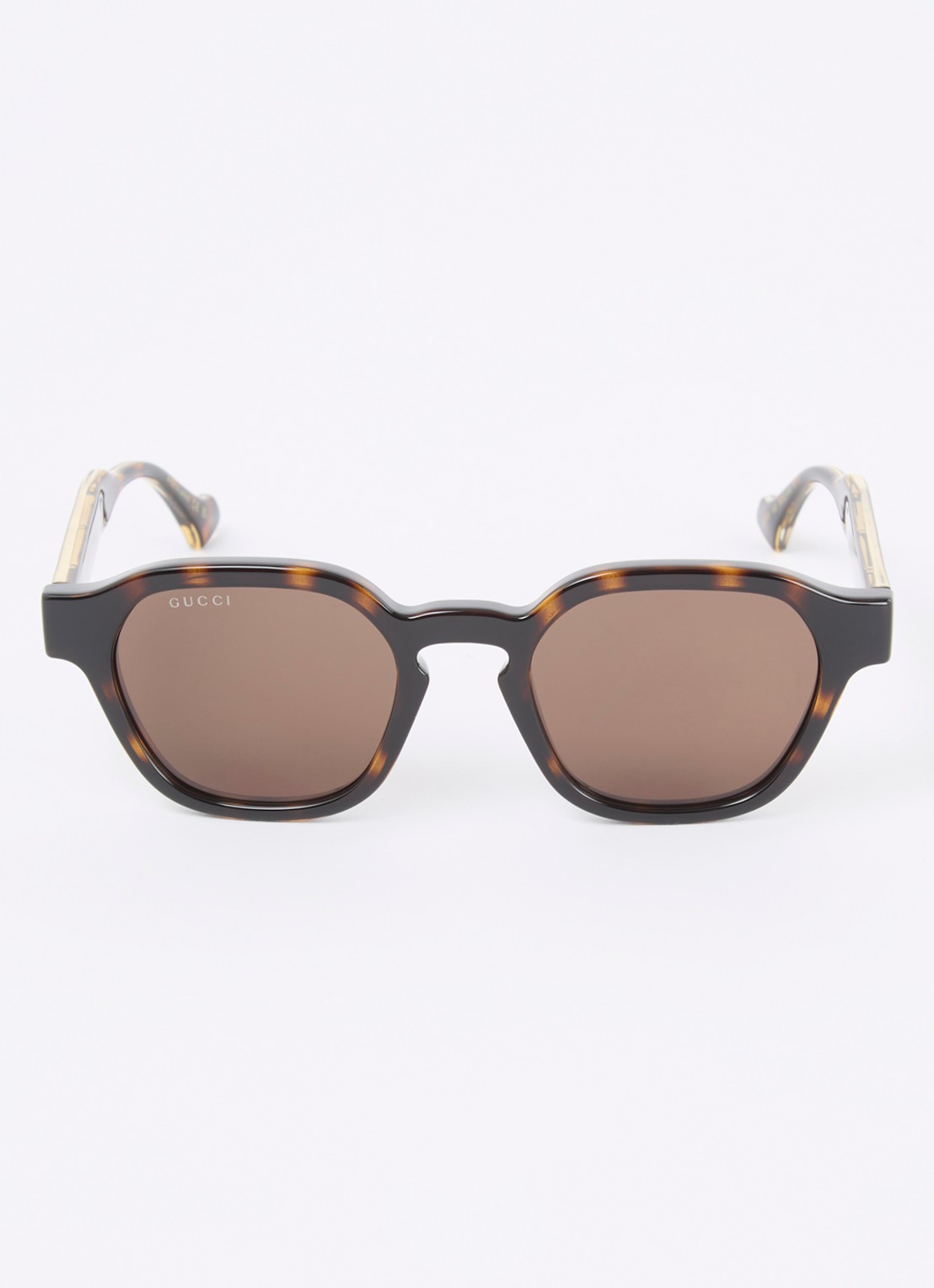 Gucci Retro zonnebril GG1730S  - detail donkerbruin