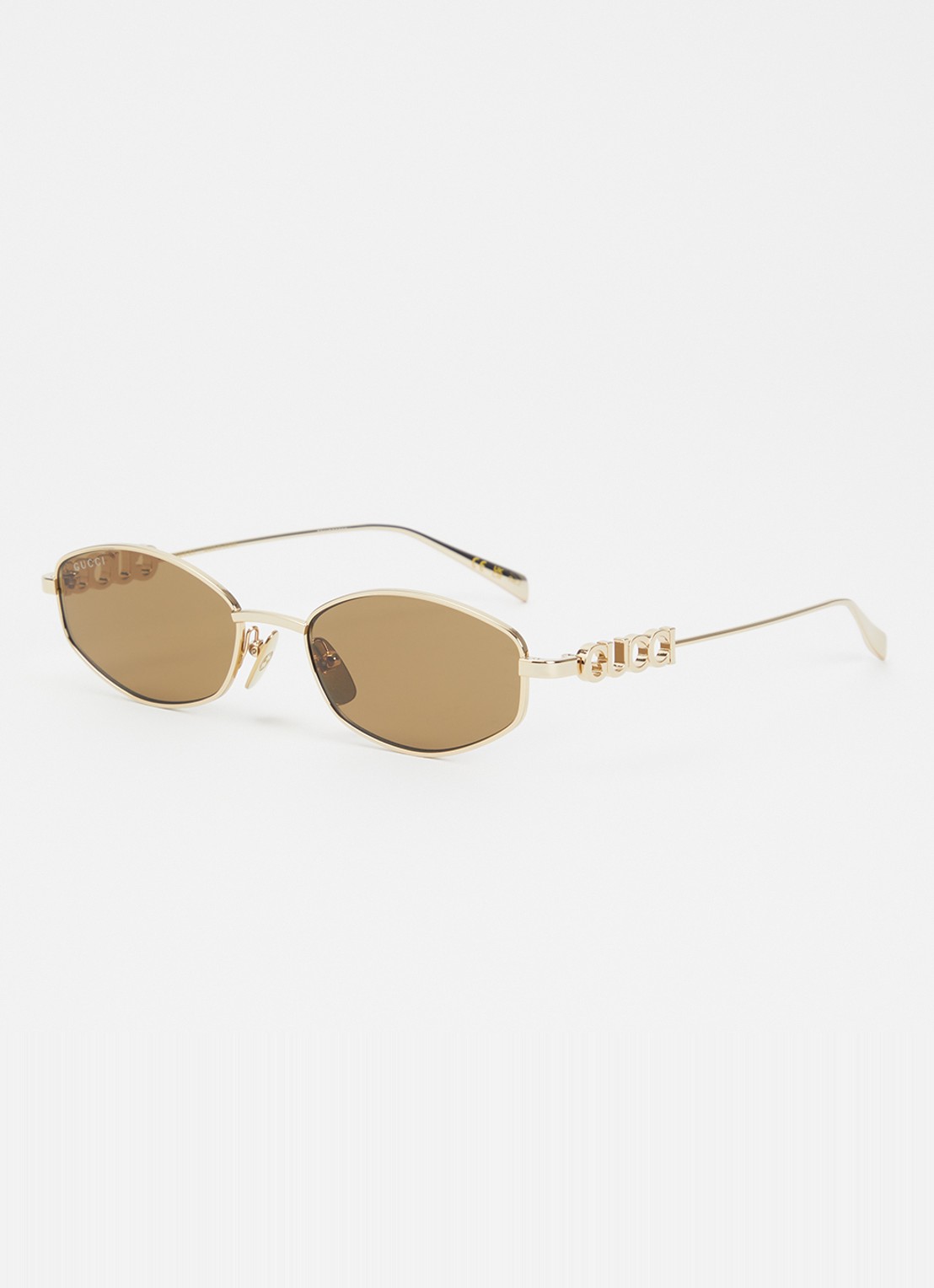 Gucci Retro zonnebril GG1802S - voorkant goud