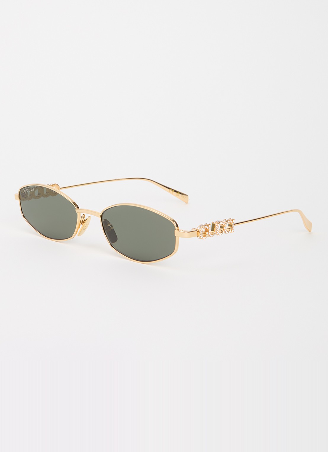 Gucci Retro zonnebril GG1802S - voorkant 4 goud