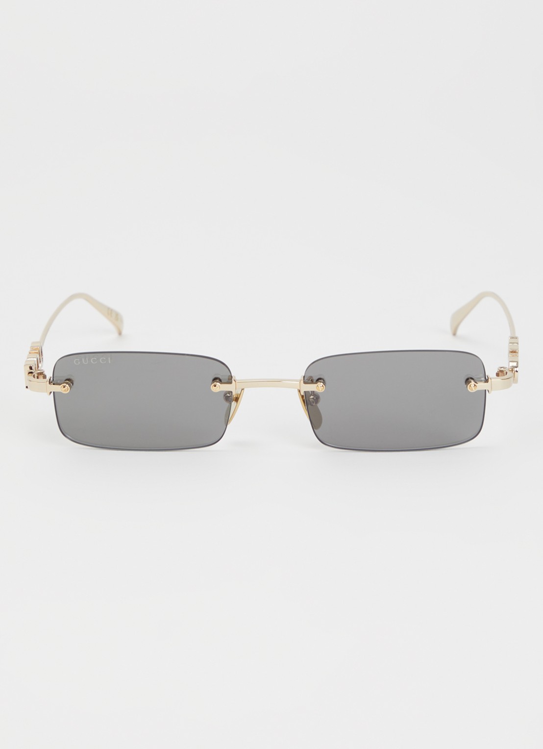 Gucci Retro zonnebril GG1808S - detail goud