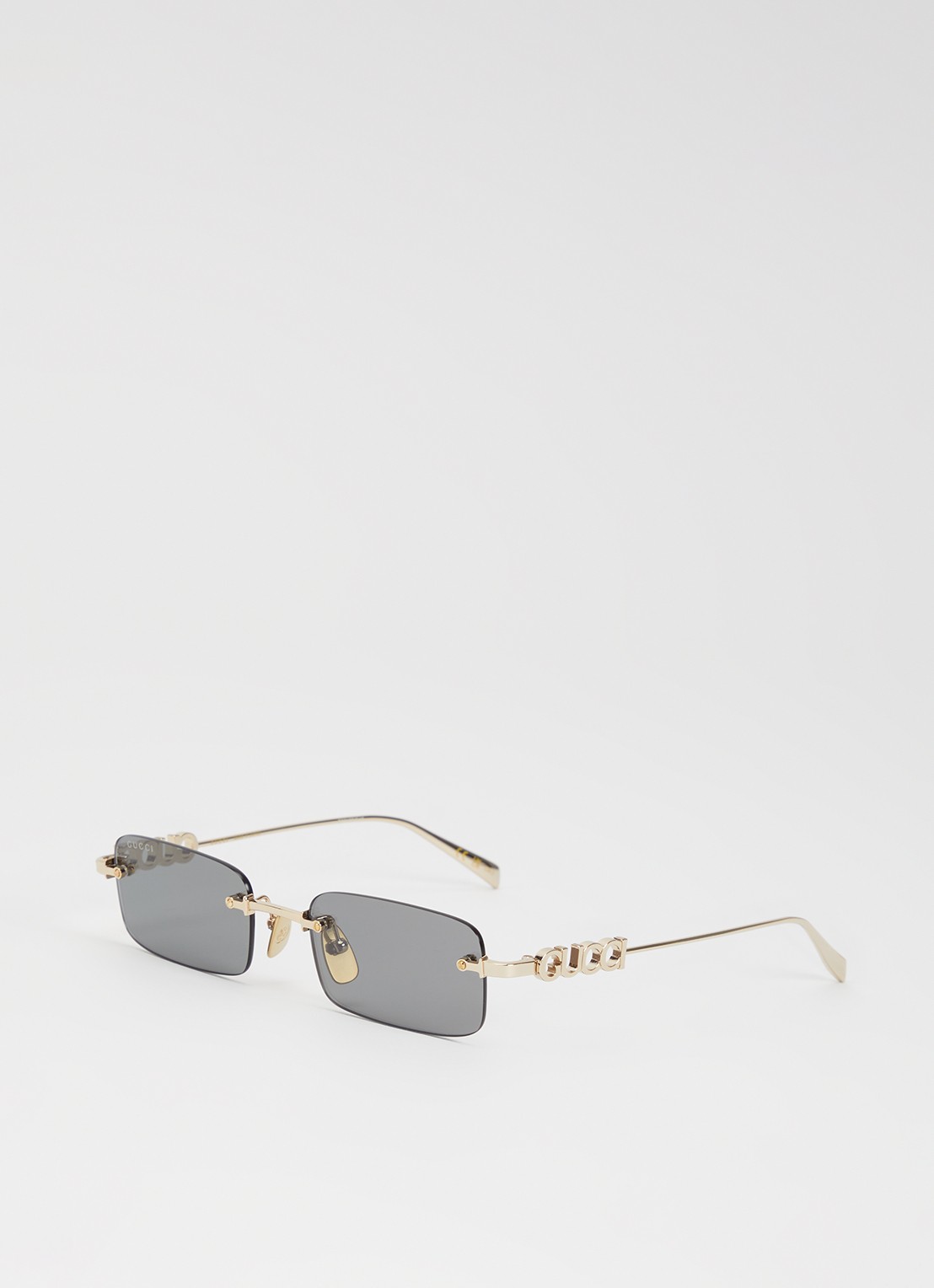 Gucci Retro zonnebril GG1808S - voorkant 4 goud