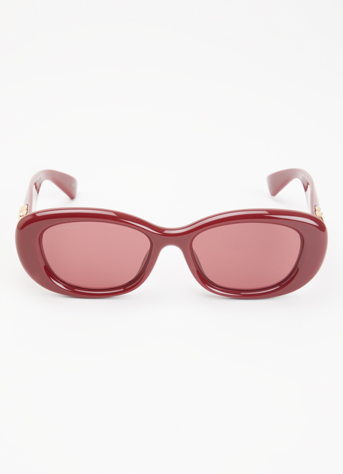 Gucci Retro zonnebril GG1829SK - detail 2 bordeauxrood