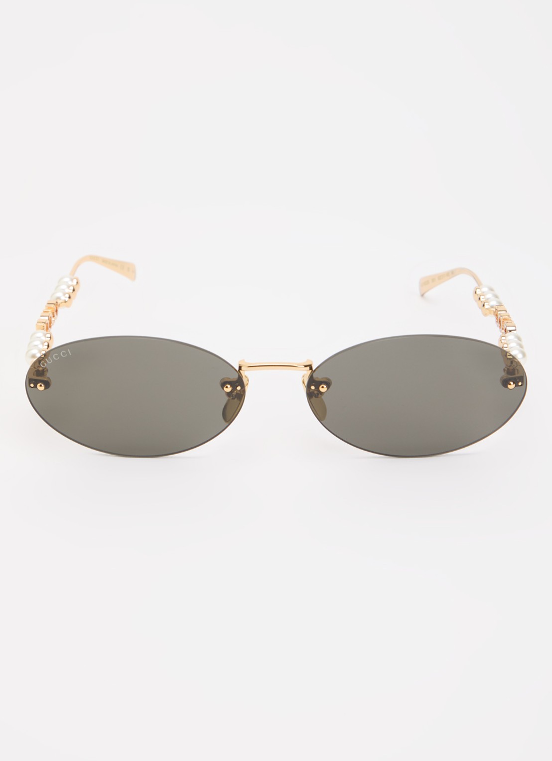 Gucci Retro zonnebril GG1922S - detail grijs