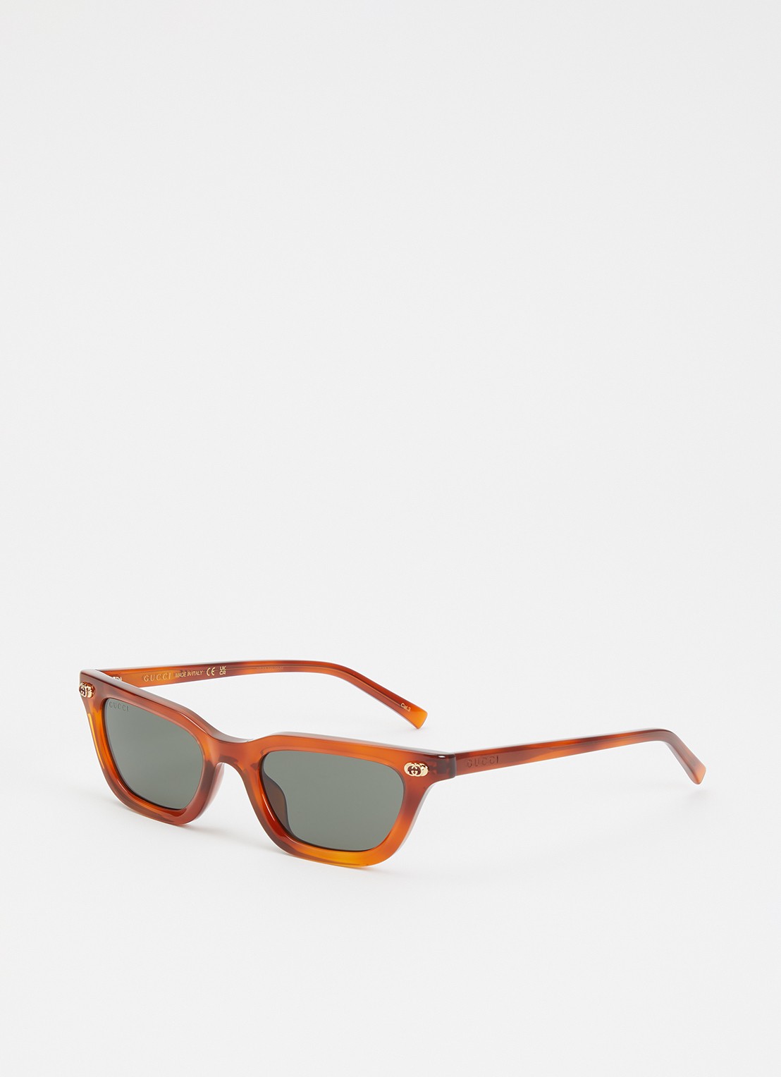 Gucci Retro zonnebril GG1944S - voorkant bruin