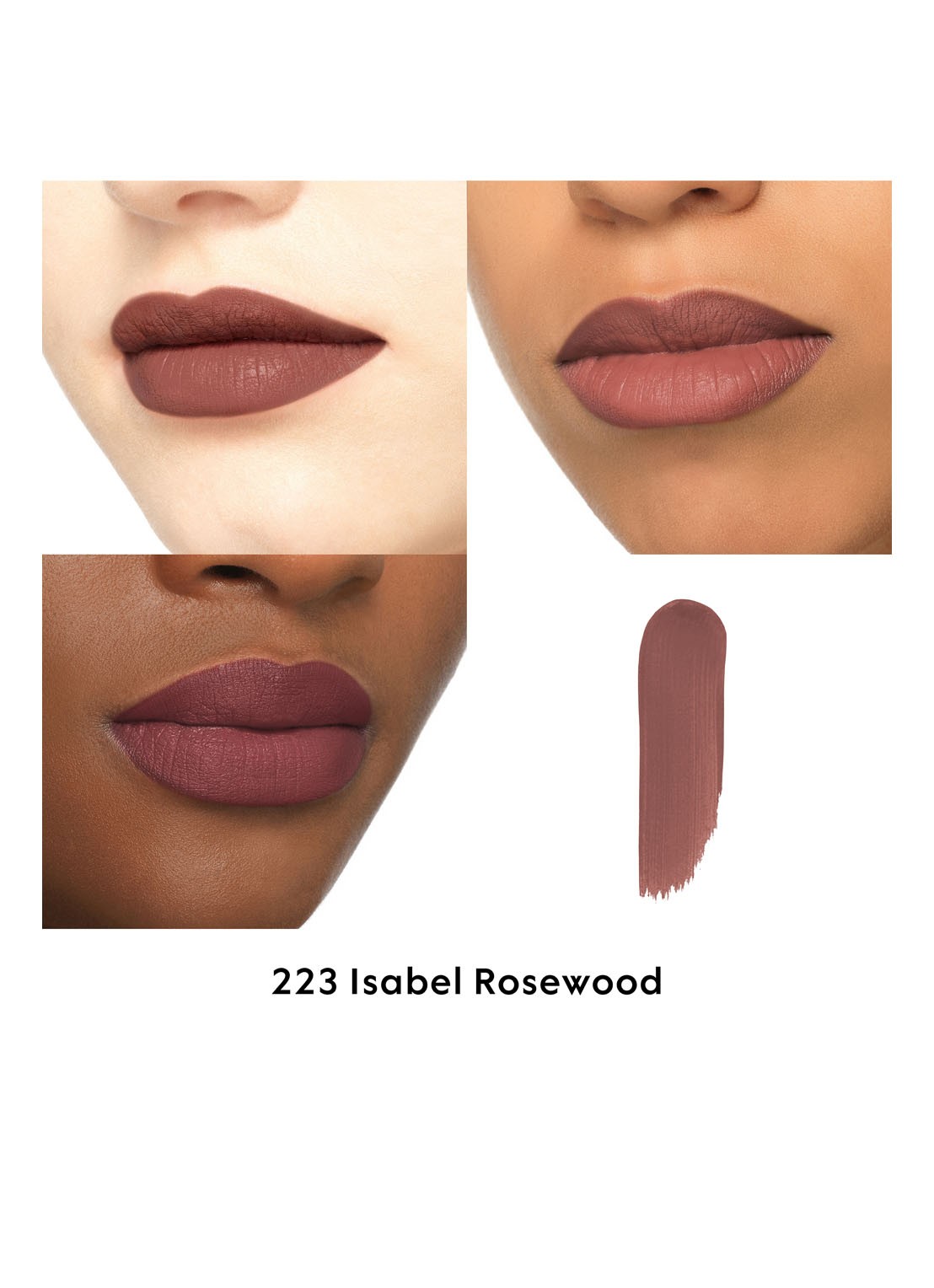 Gucci Rouge à Lèvres Liquide Mat Soft Matte Liquid Lipstick - detail 2 223 isabel rosewood