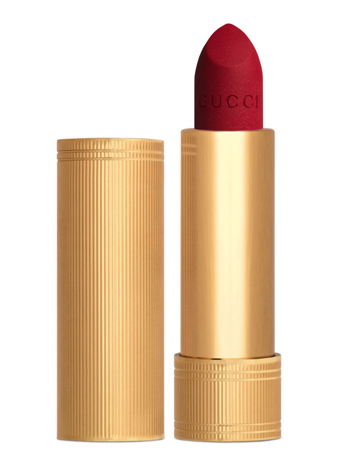 Gucci Rouge à Lèvres Matte Finish - matte Lipstick - voorkant 502 eadie scarlet