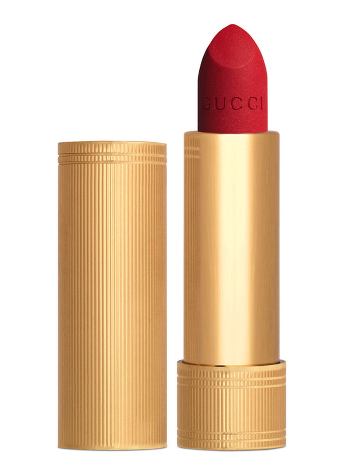 Gucci Rouge à Lèvres Matte Finish - matte Lipstick - voorkant 25 goldie red