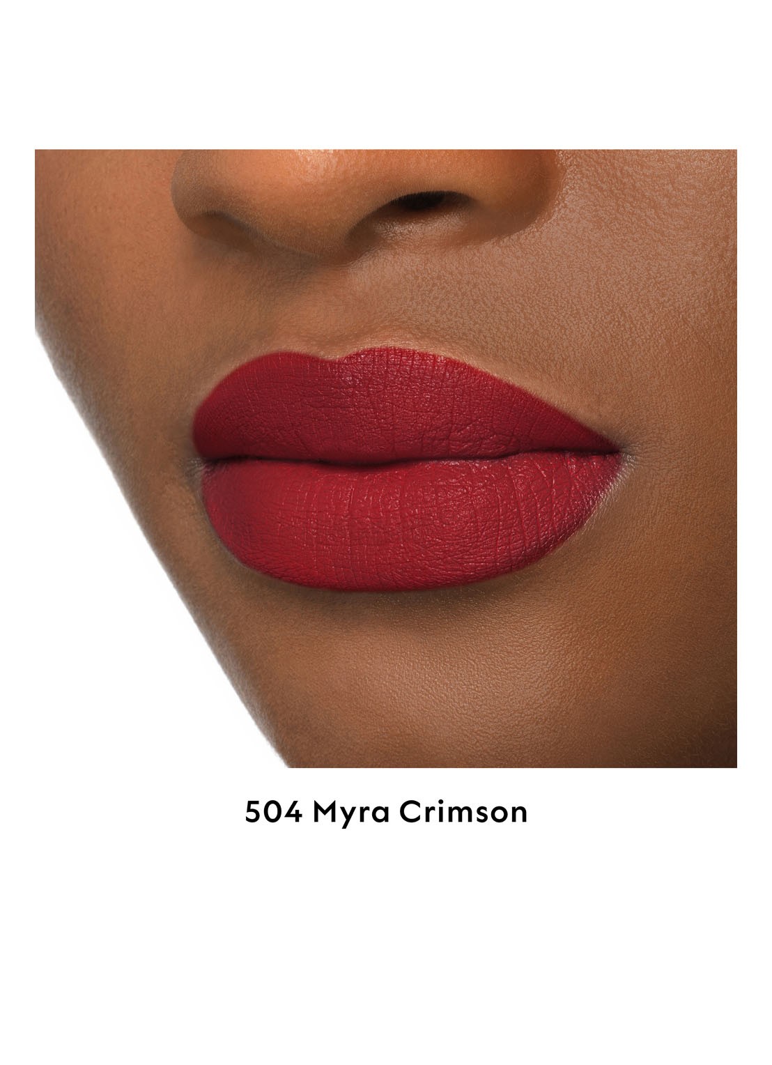 Gucci Rouge à Lèvres Matte Finish - matte Lipstick - detail 7 504 myra crimson
