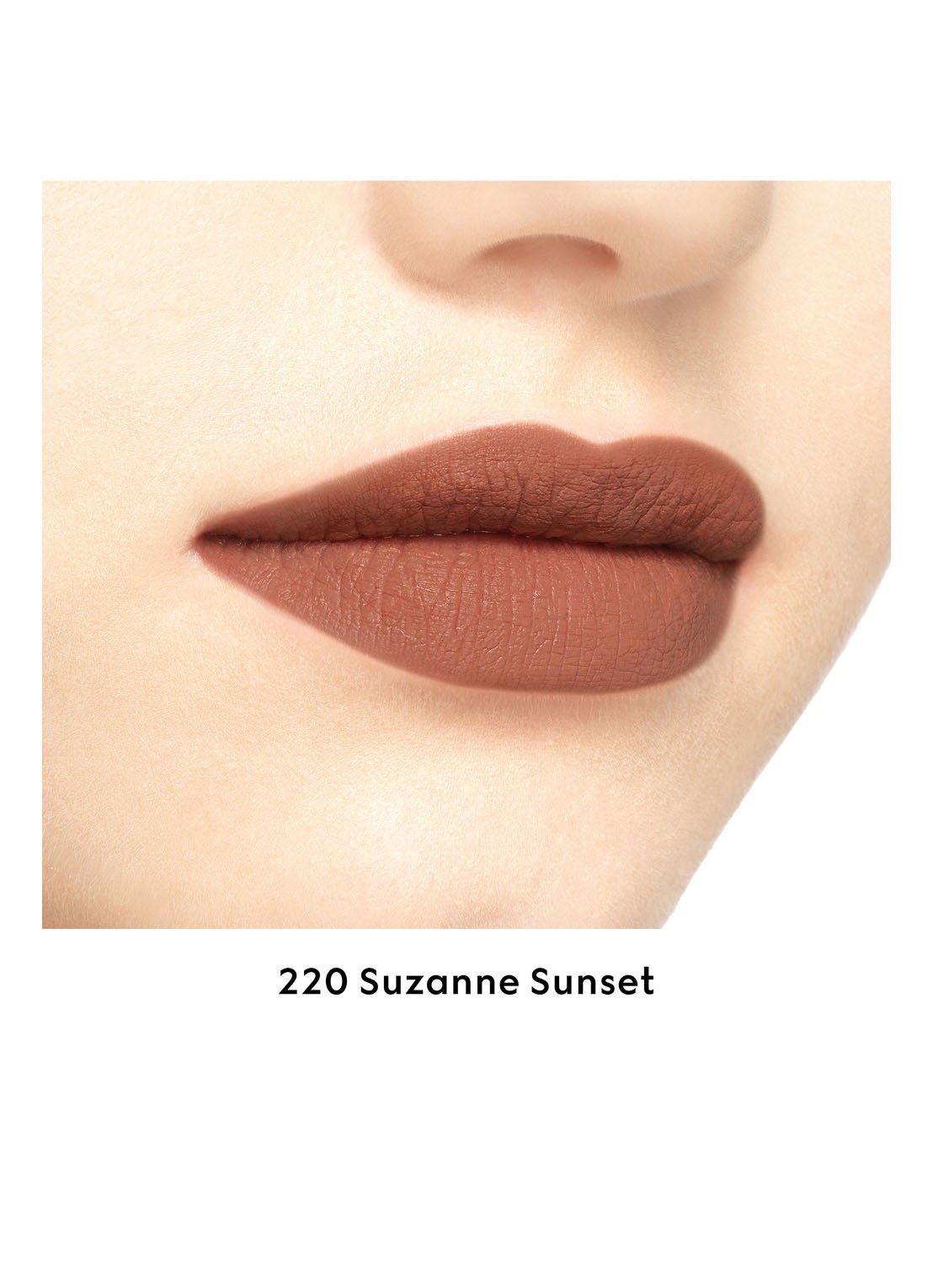 Gucci Rouge à Lèvres Matte Finish - matte Lipstick - detail 5 220 - suzanne sunset